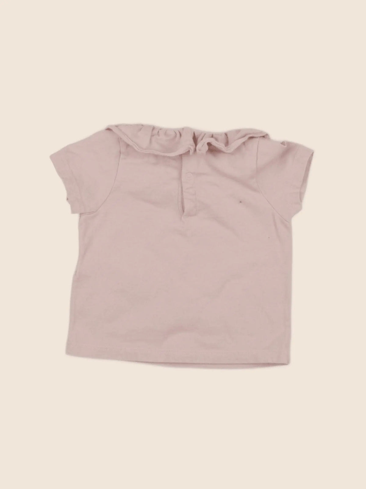 Petit Bateau - tee-shirt rose - 6 mois