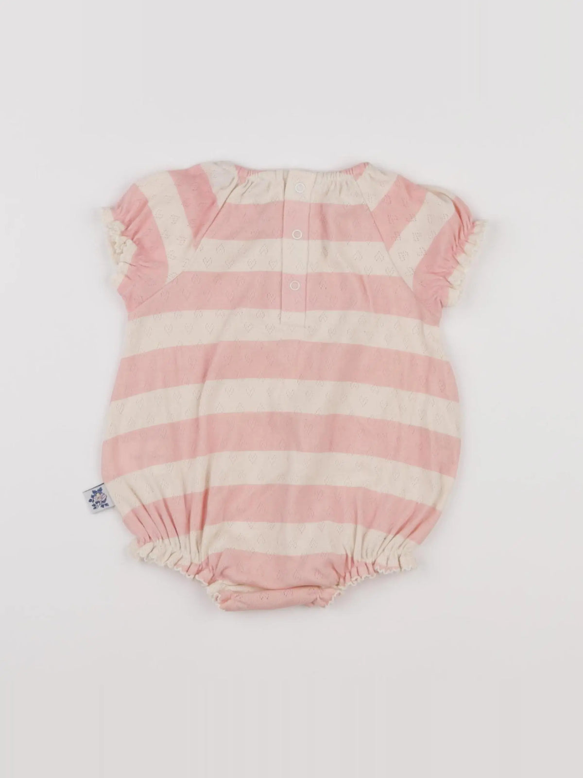 Boutchou - combinaison beige, rose - 6 mois