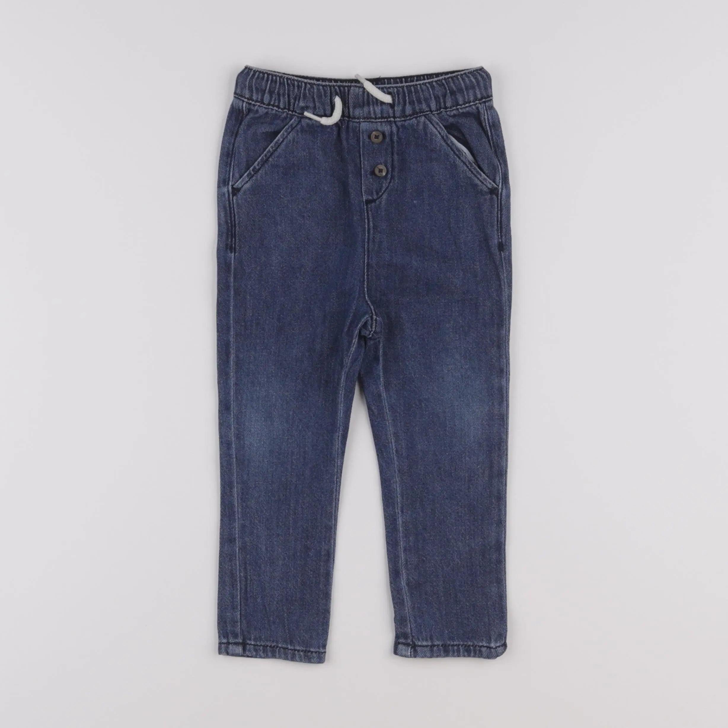 Vertbaudet - pantalon bleu - 18 mois