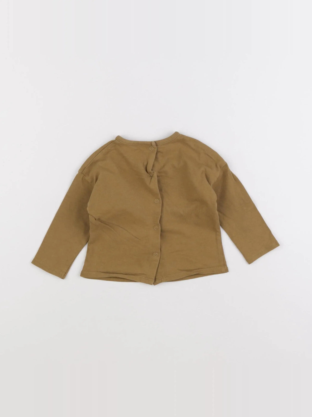 Vertbaudet - tee-shirt marron - 6 mois