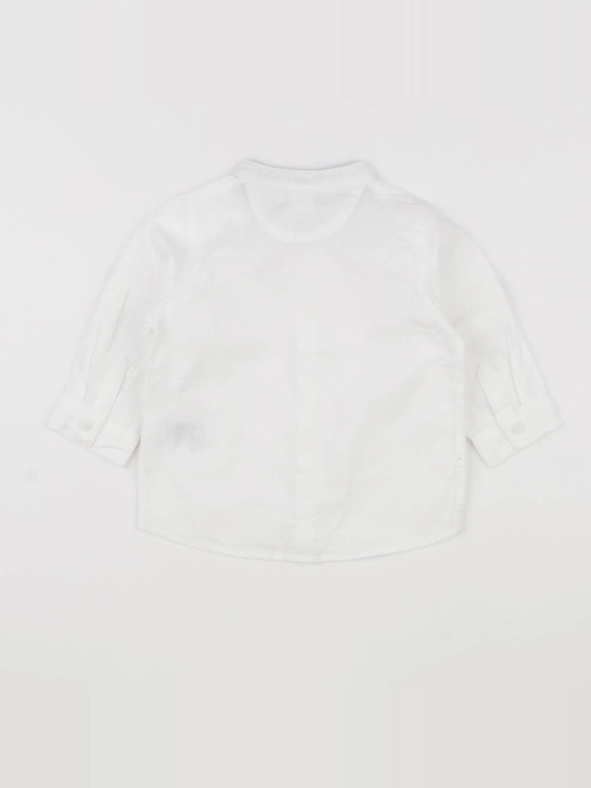 H&M - chemise blanc - 6/9 mois