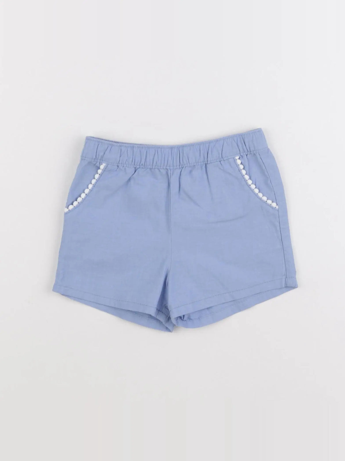 H&M - short bleu - 3/6 mois