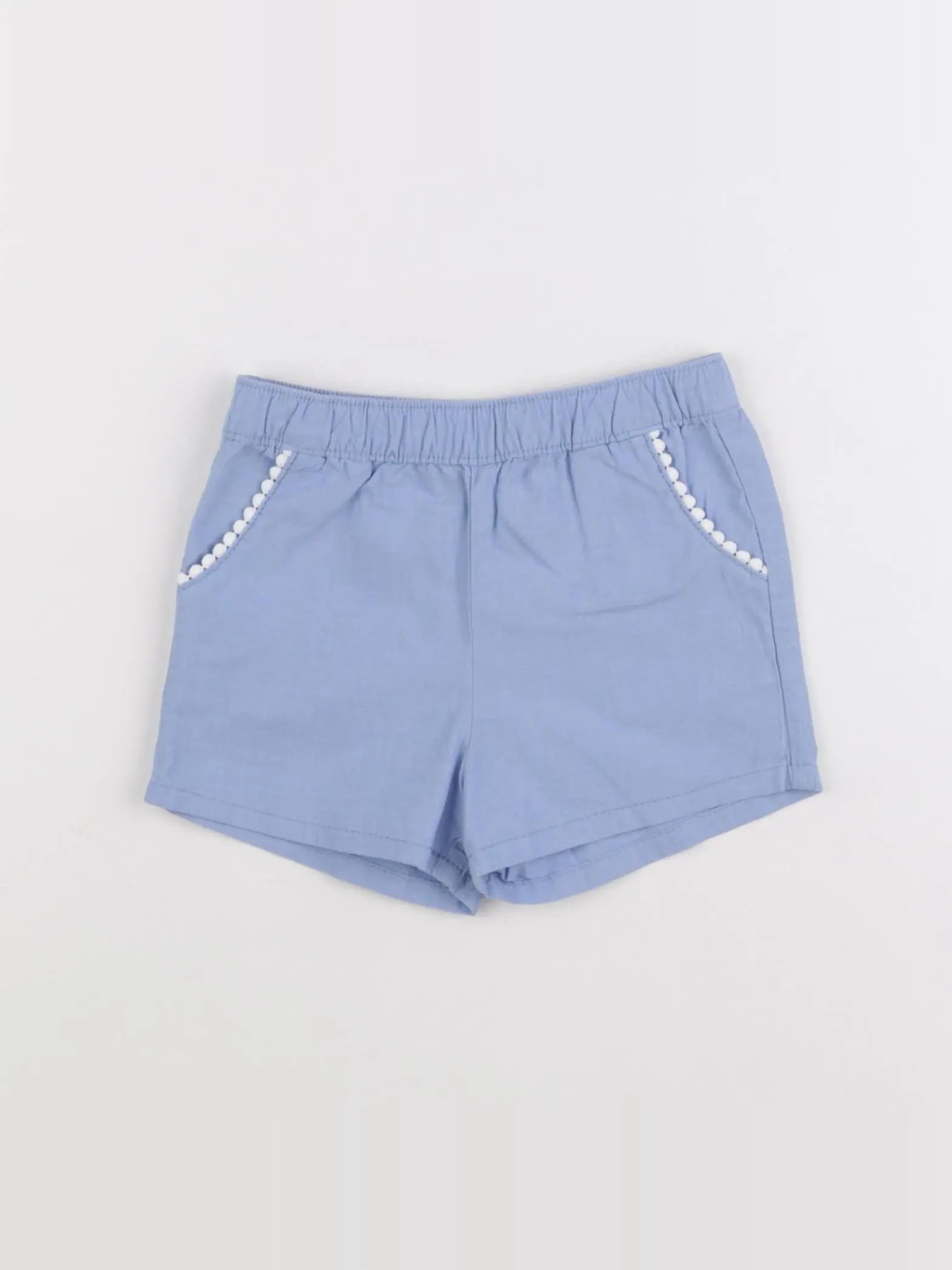 H&M - short bleu - 3/6 mois