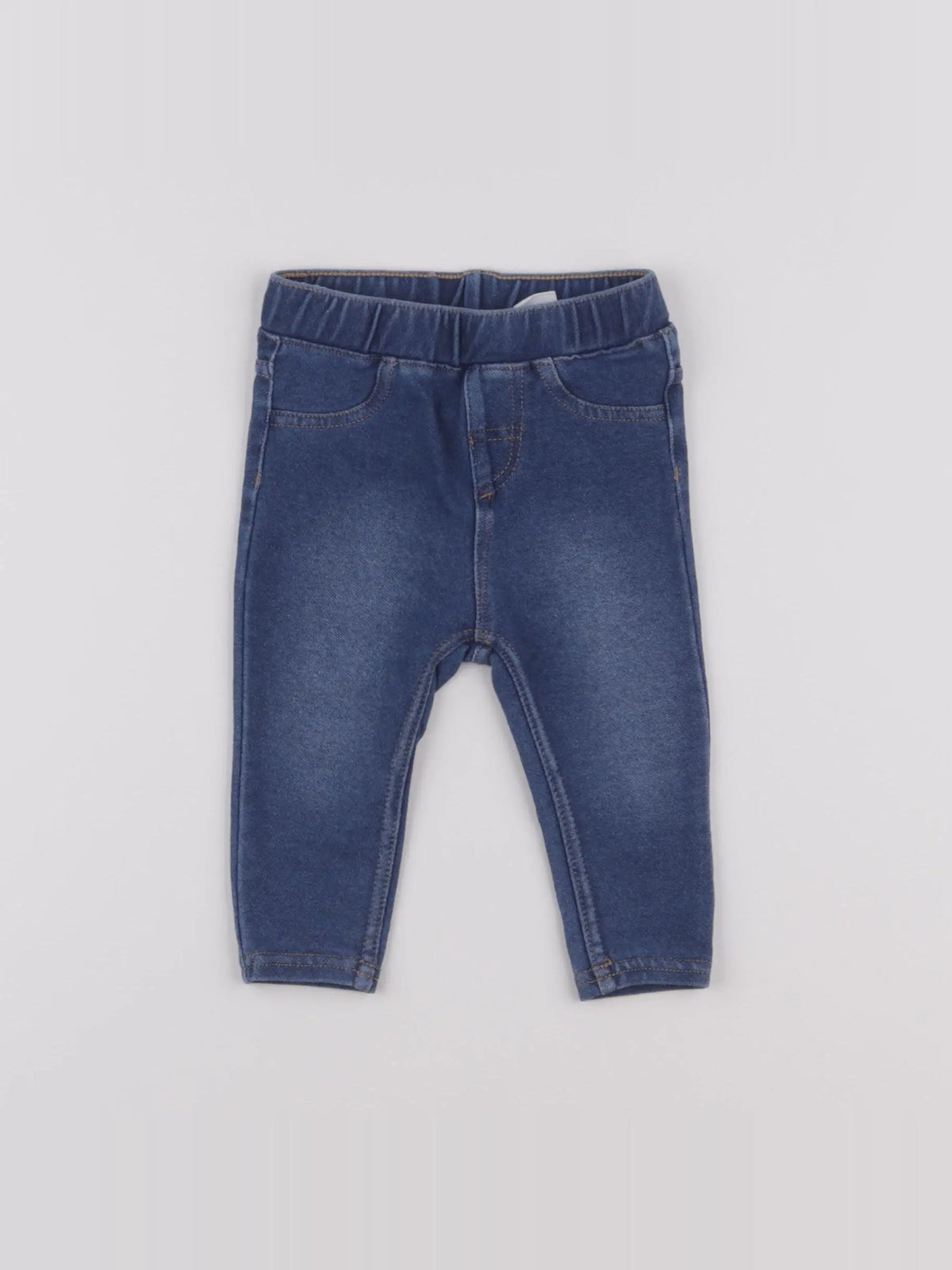 H&M - jegging bleu - 3/6 mois