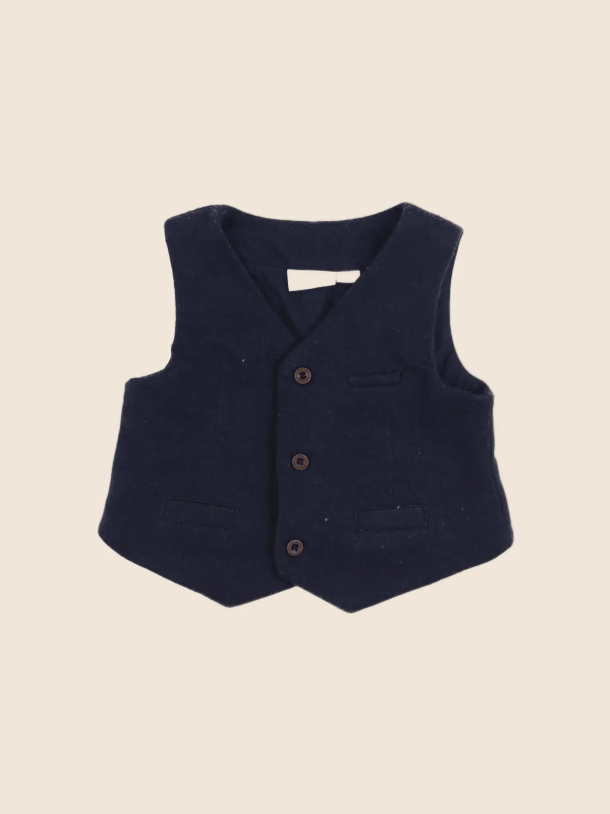 Vertbaudet - gilet bleu - 6 mois