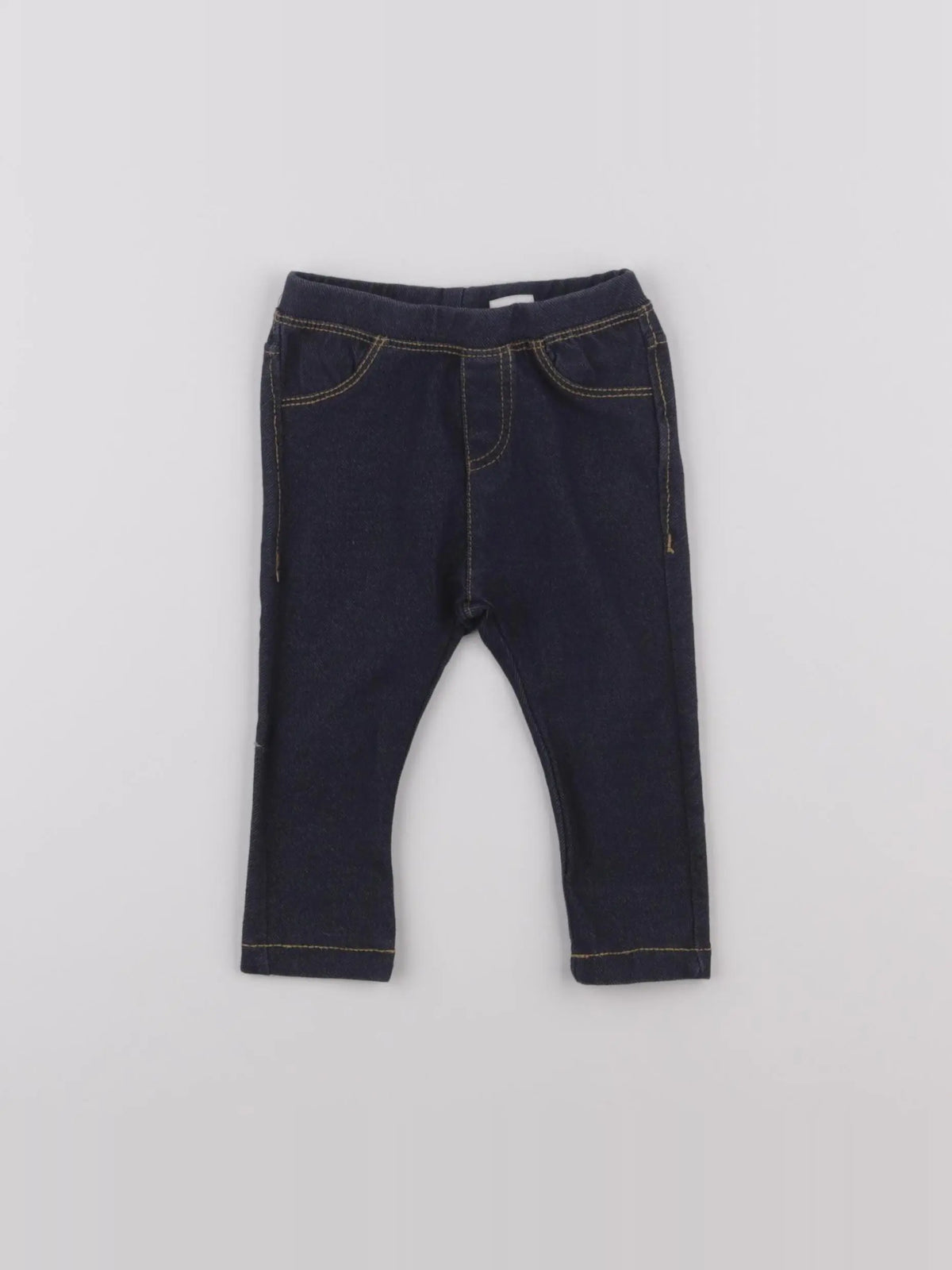 Zara - jegging bleu - 6/9 mois