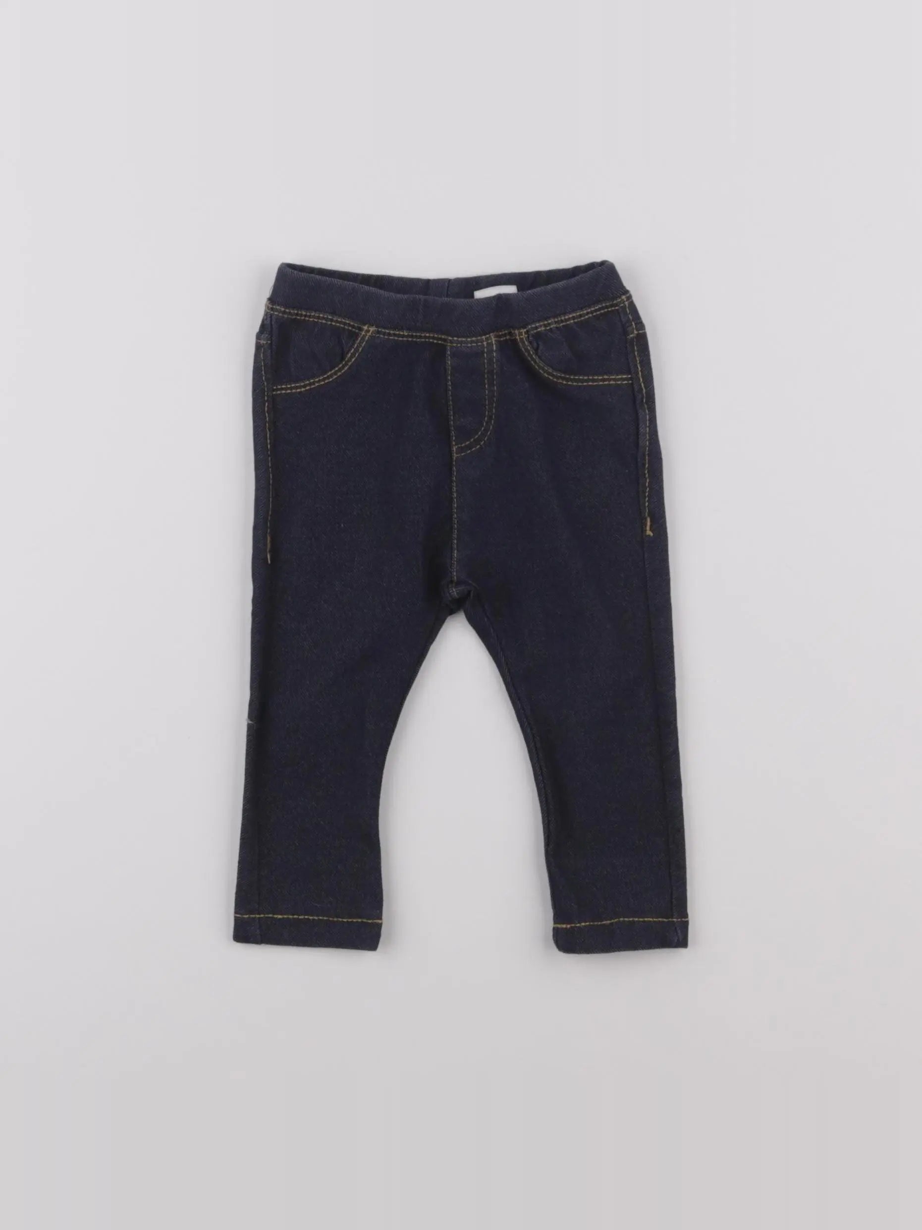 Zara - jegging bleu - 6/9 mois