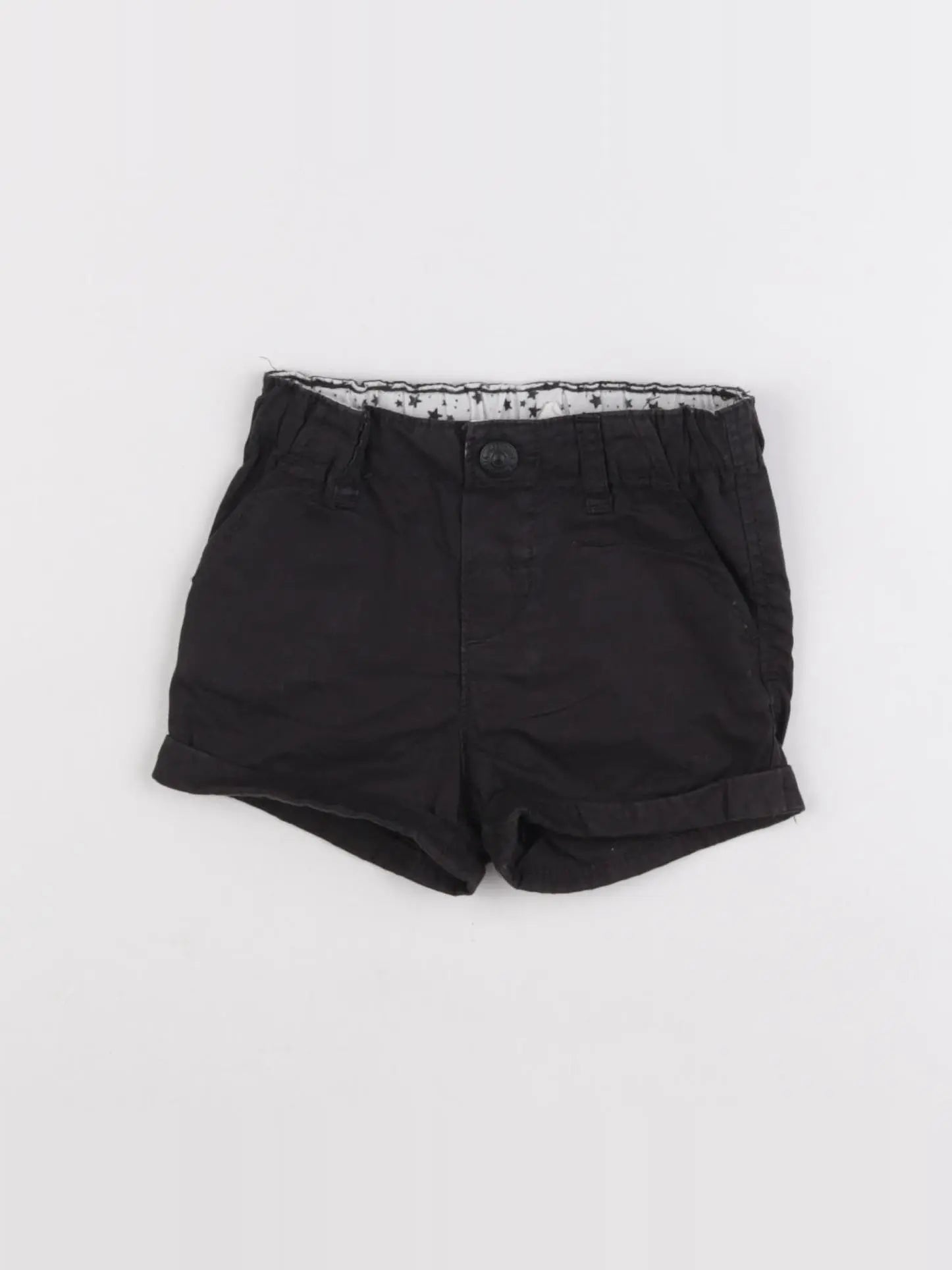 H&M - short marron - 6 mois