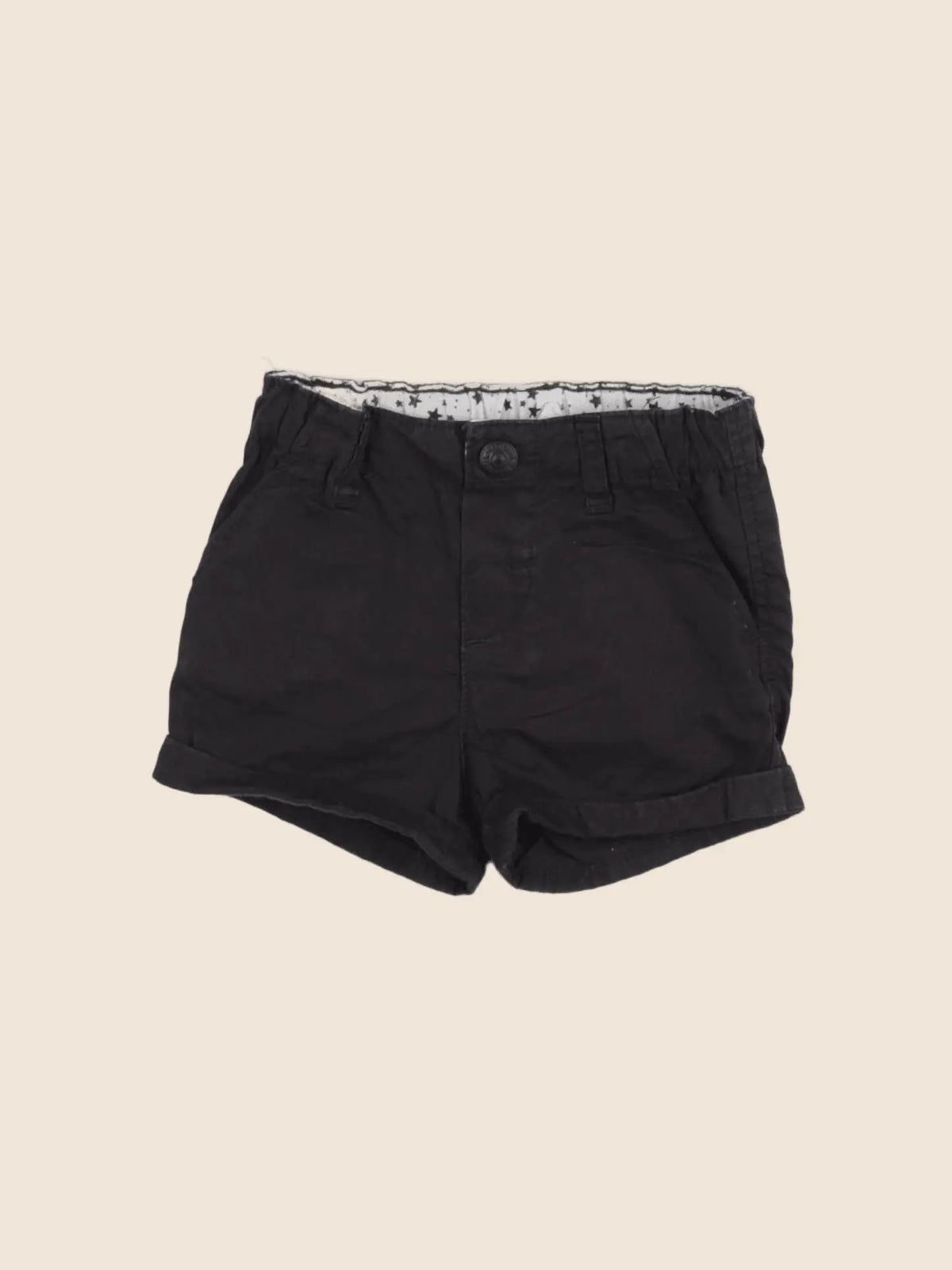H&M - short marron - 6 mois