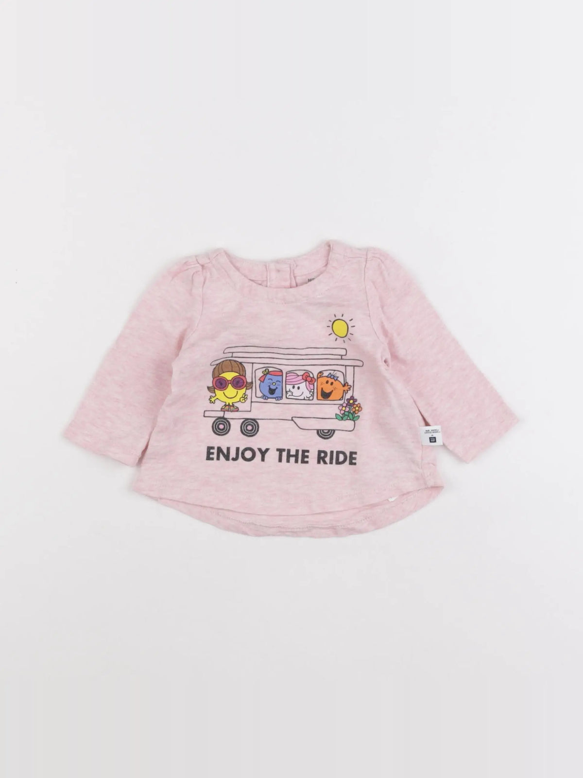 GAP - tee-shirt rose - 0/3 mois