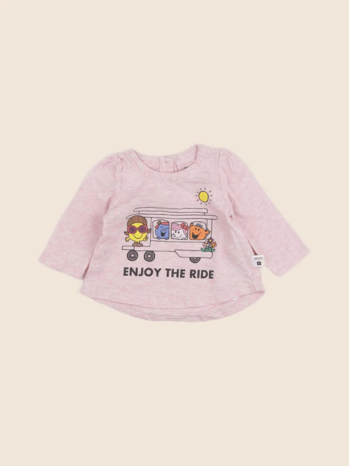 GAP - tee-shirt rose - 0/3 mois