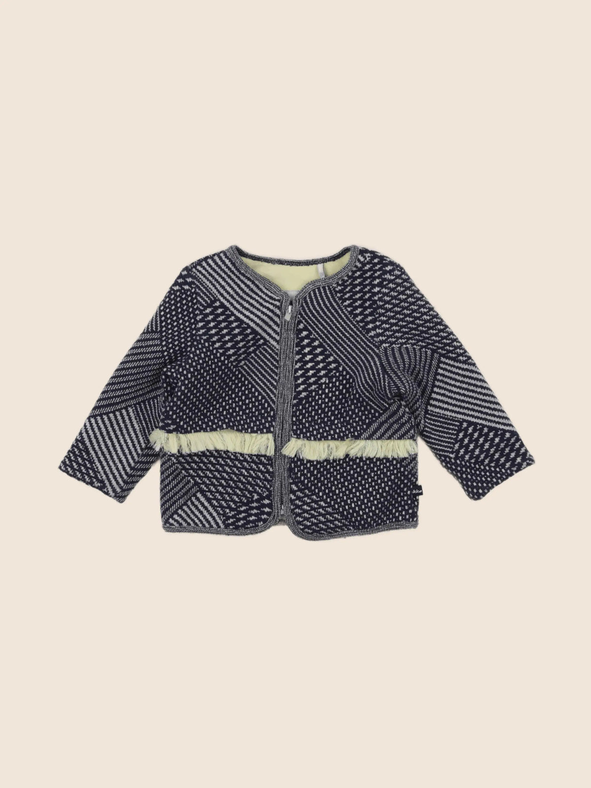 IKKS - veste bleu, jaune - 12 mois