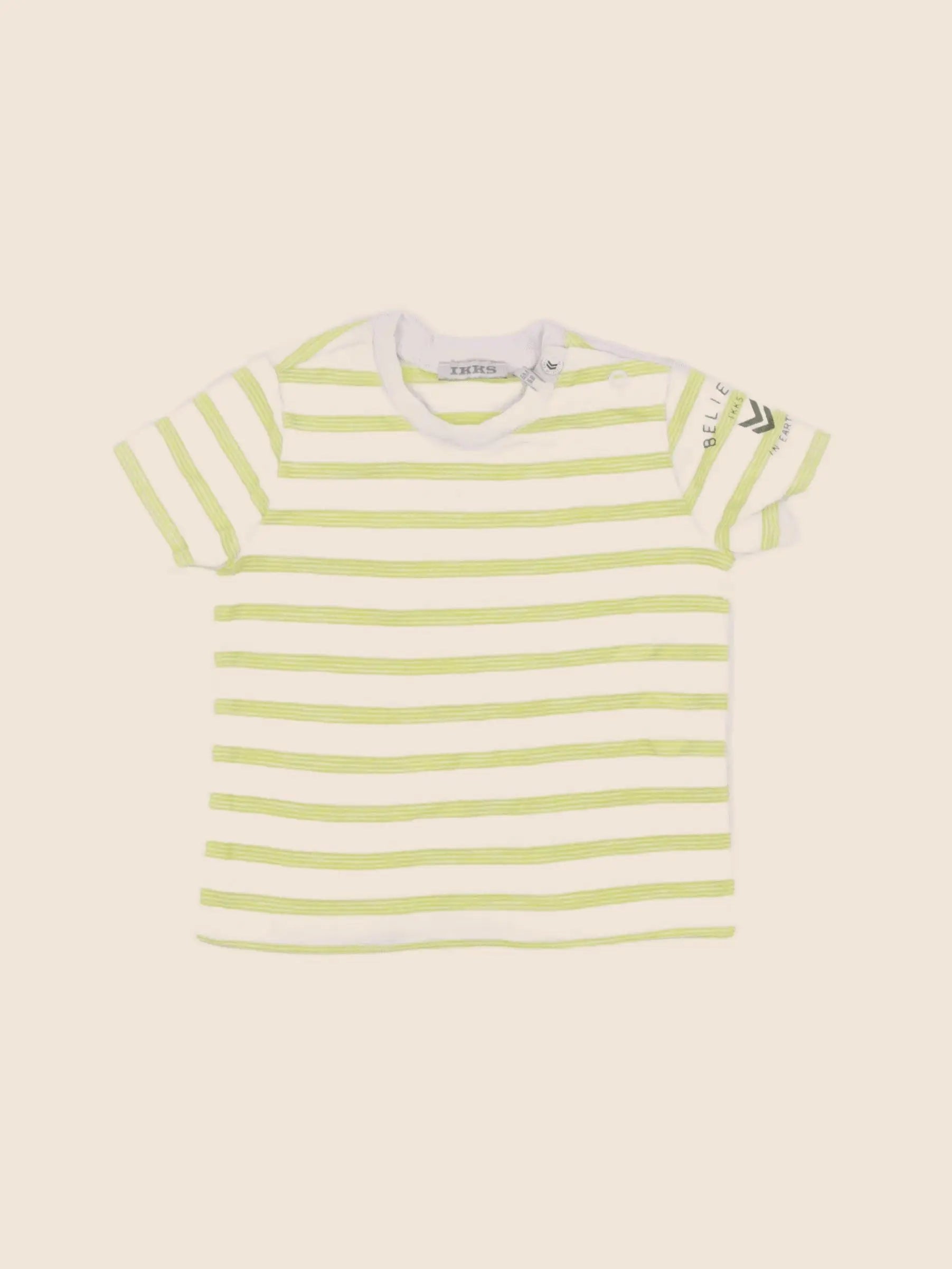 IKKS - tee-shirt beige - 6 mois