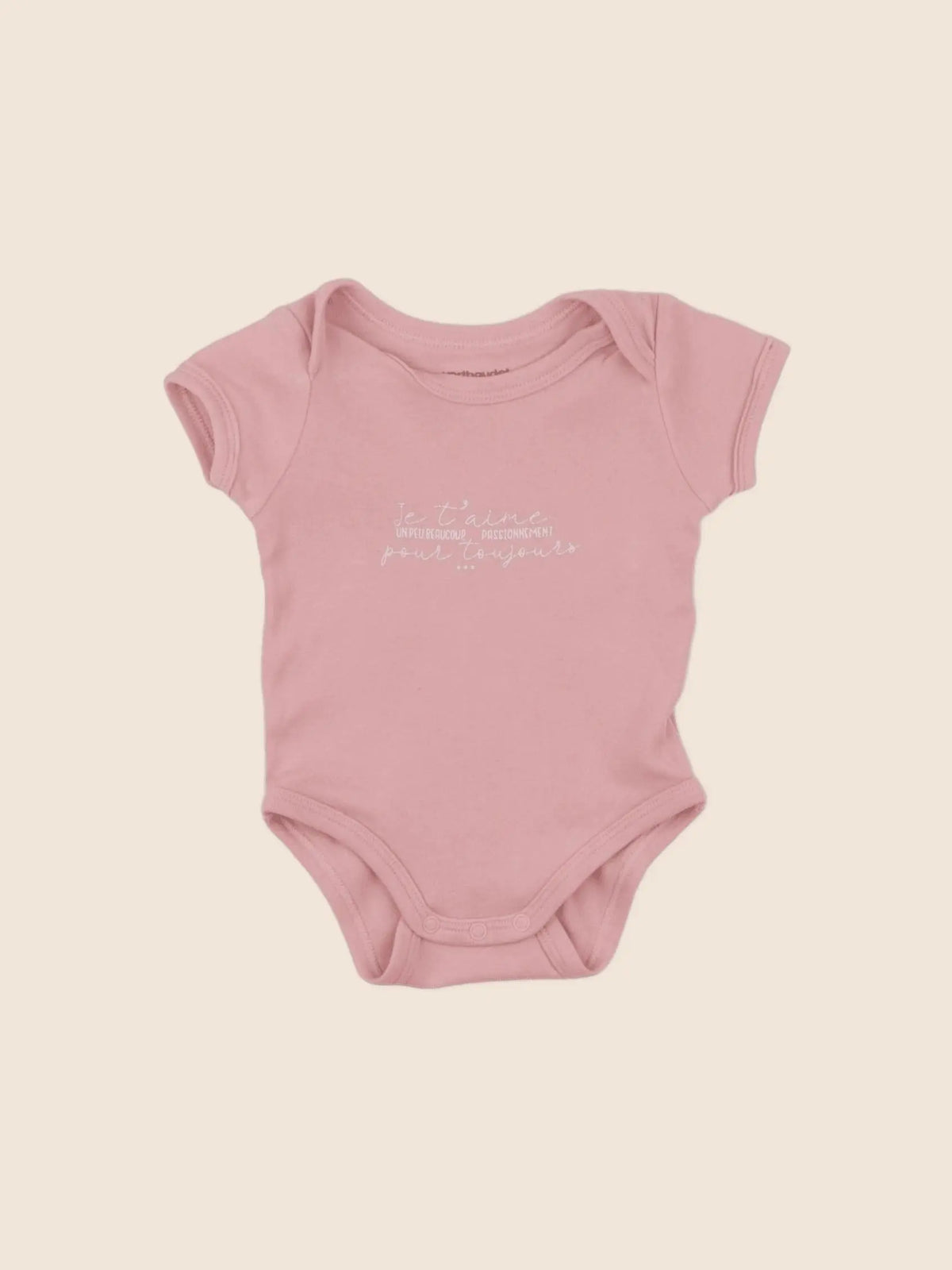 Vertbaudet - body rose - 3 mois
