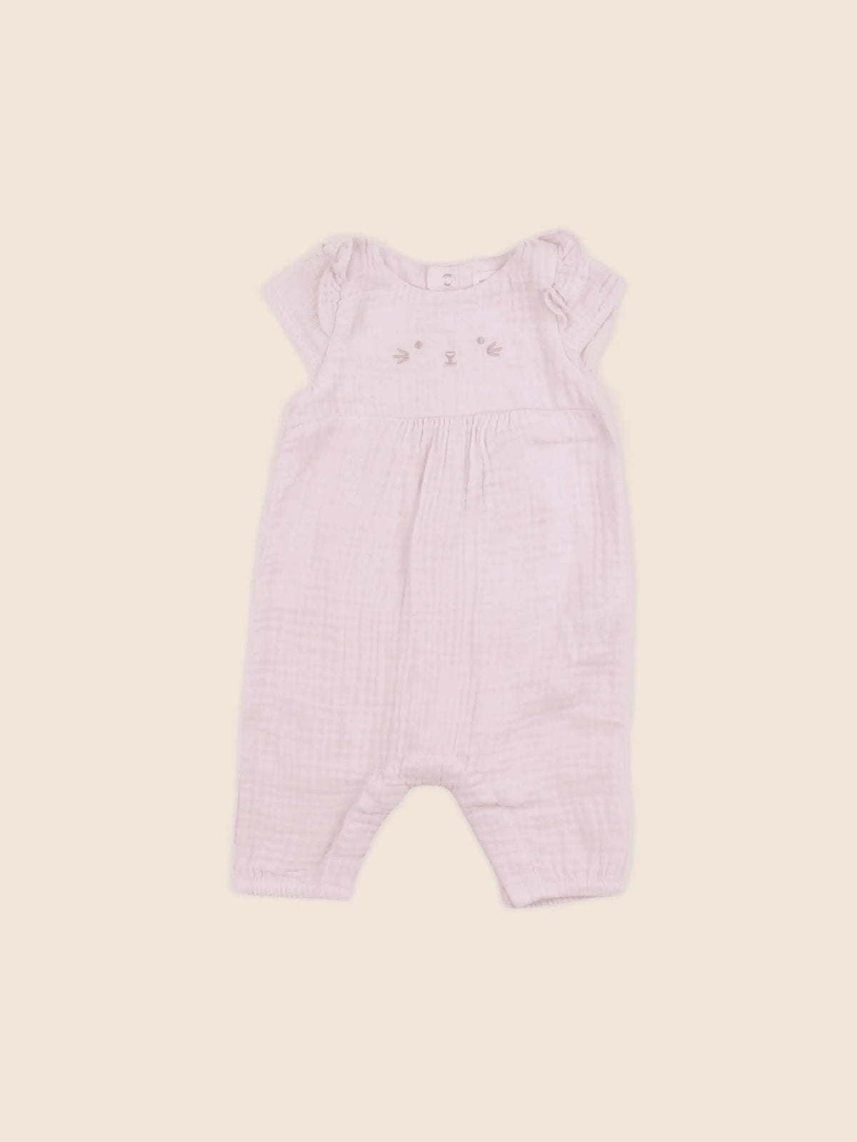 Vertbaudet - combinaison rose - 1 mois