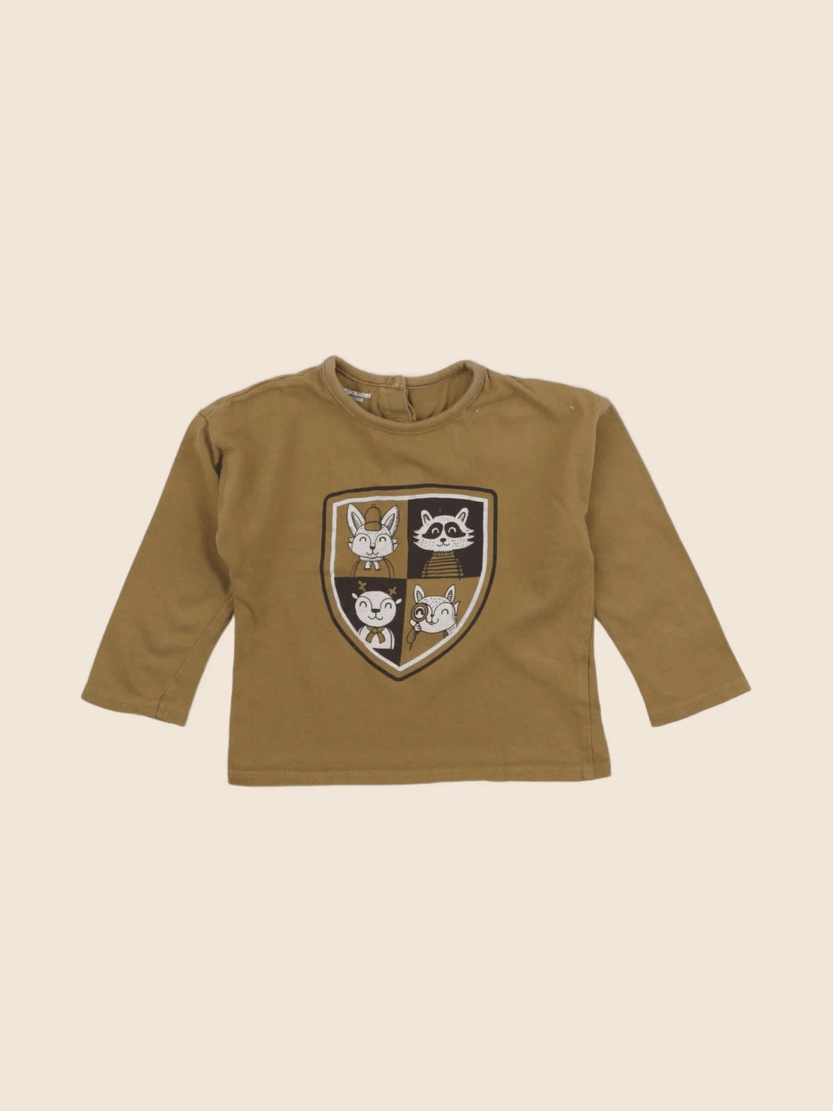 Vertbaudet - tee-shirt vert - 18 mois