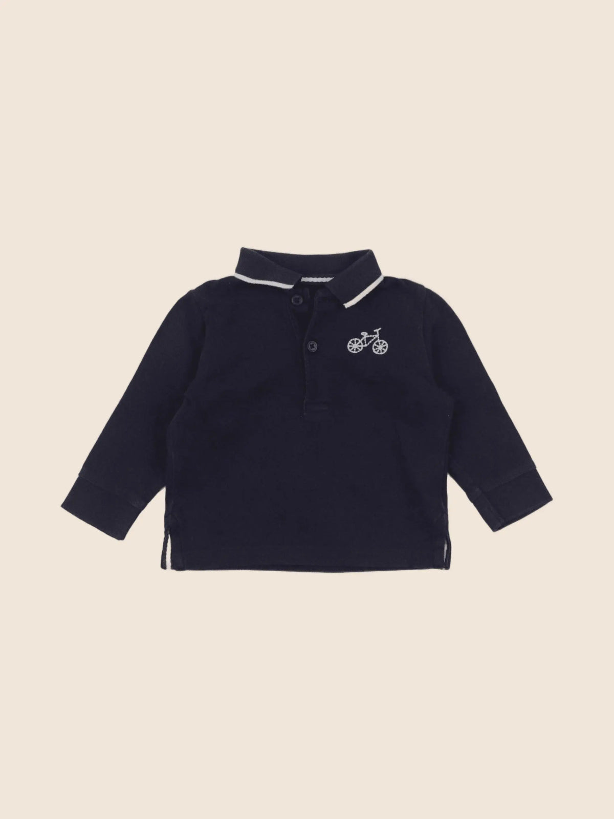 Boutchou - polo bleu - 6 mois