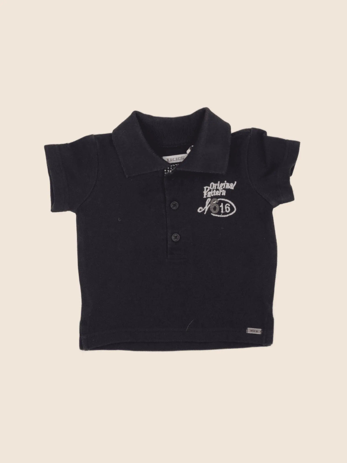 IKKS - polo bleu - 3 mois