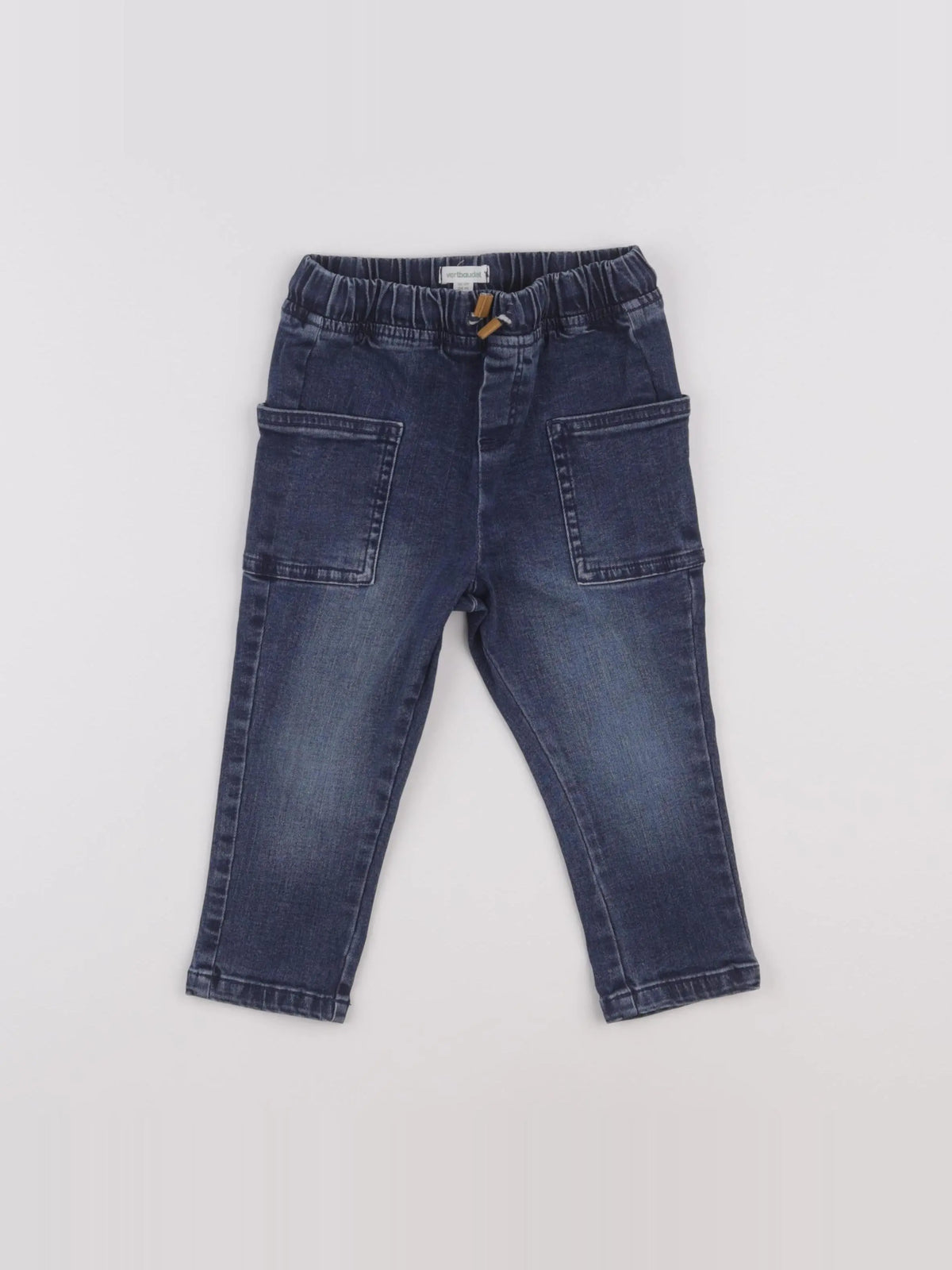 Vertbaudet - jegging bleu - 24 mois
