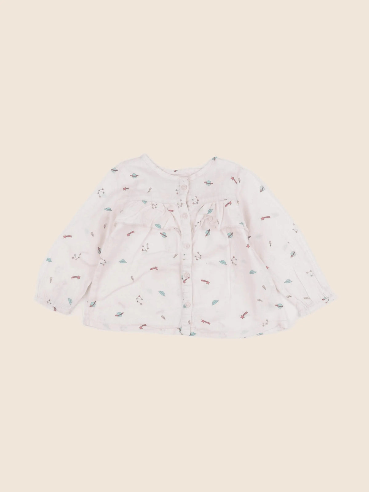Zara - blouse rose - 12/18 mois