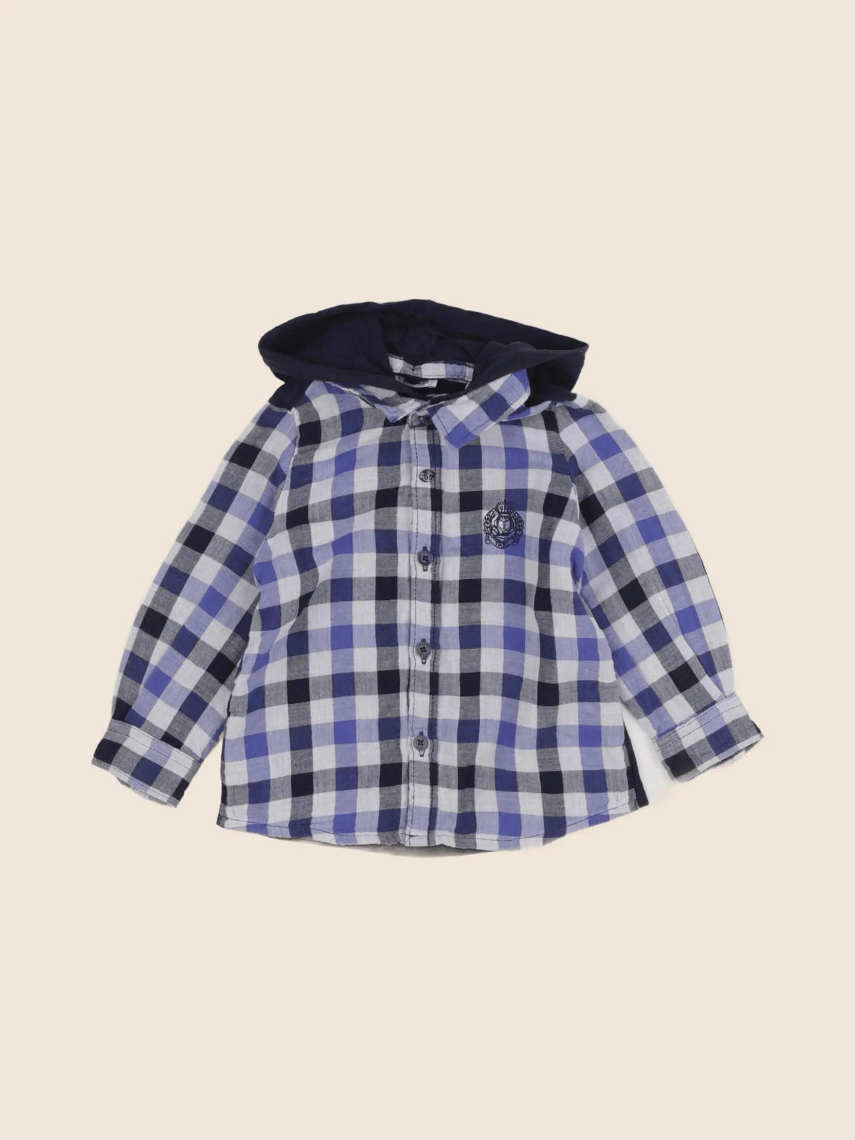 IKKS - chemise bleu - 12 mois