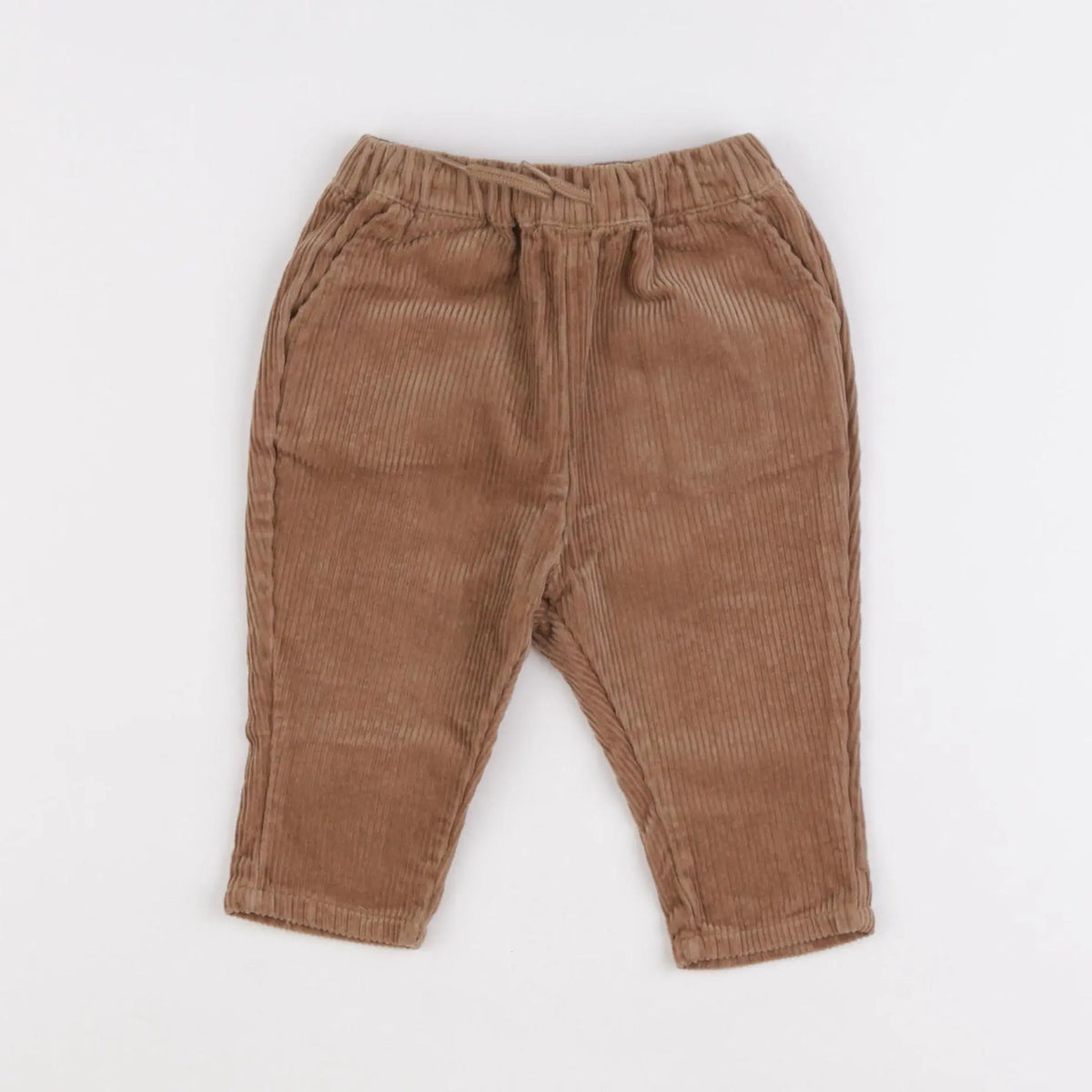 Vertbaudet - pantalon marron - 6 mois