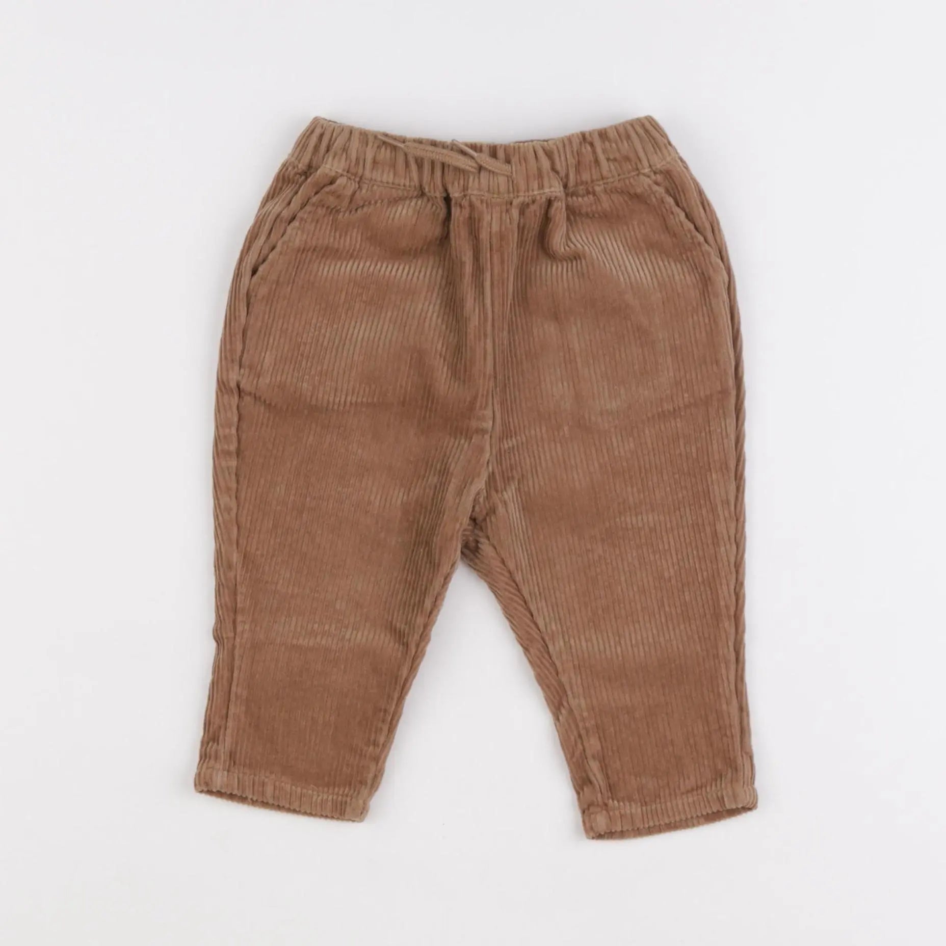 Vertbaudet - pantalon marron - 6 mois