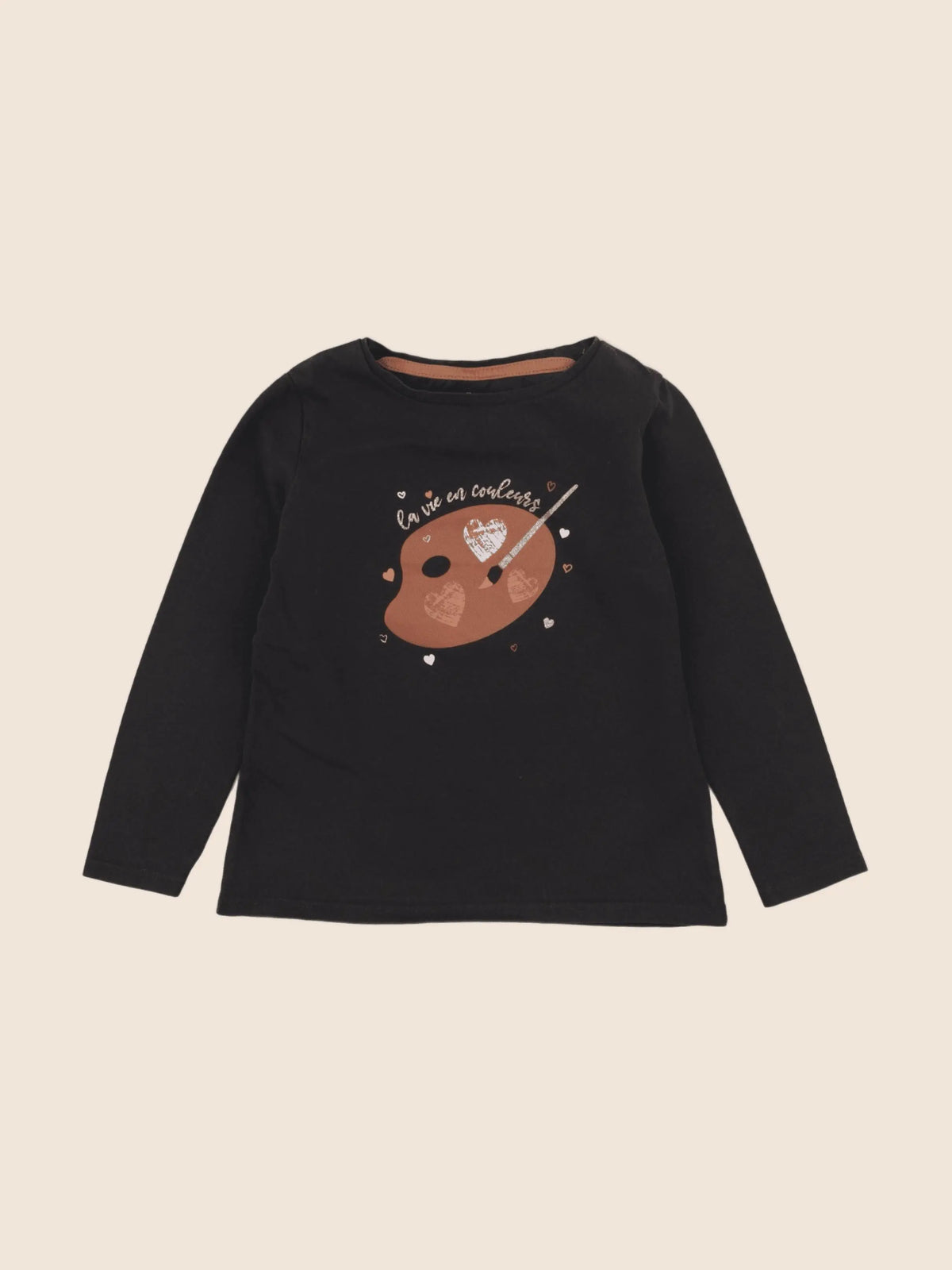 Vertbaudet - tee-shirt gris - 4 ans