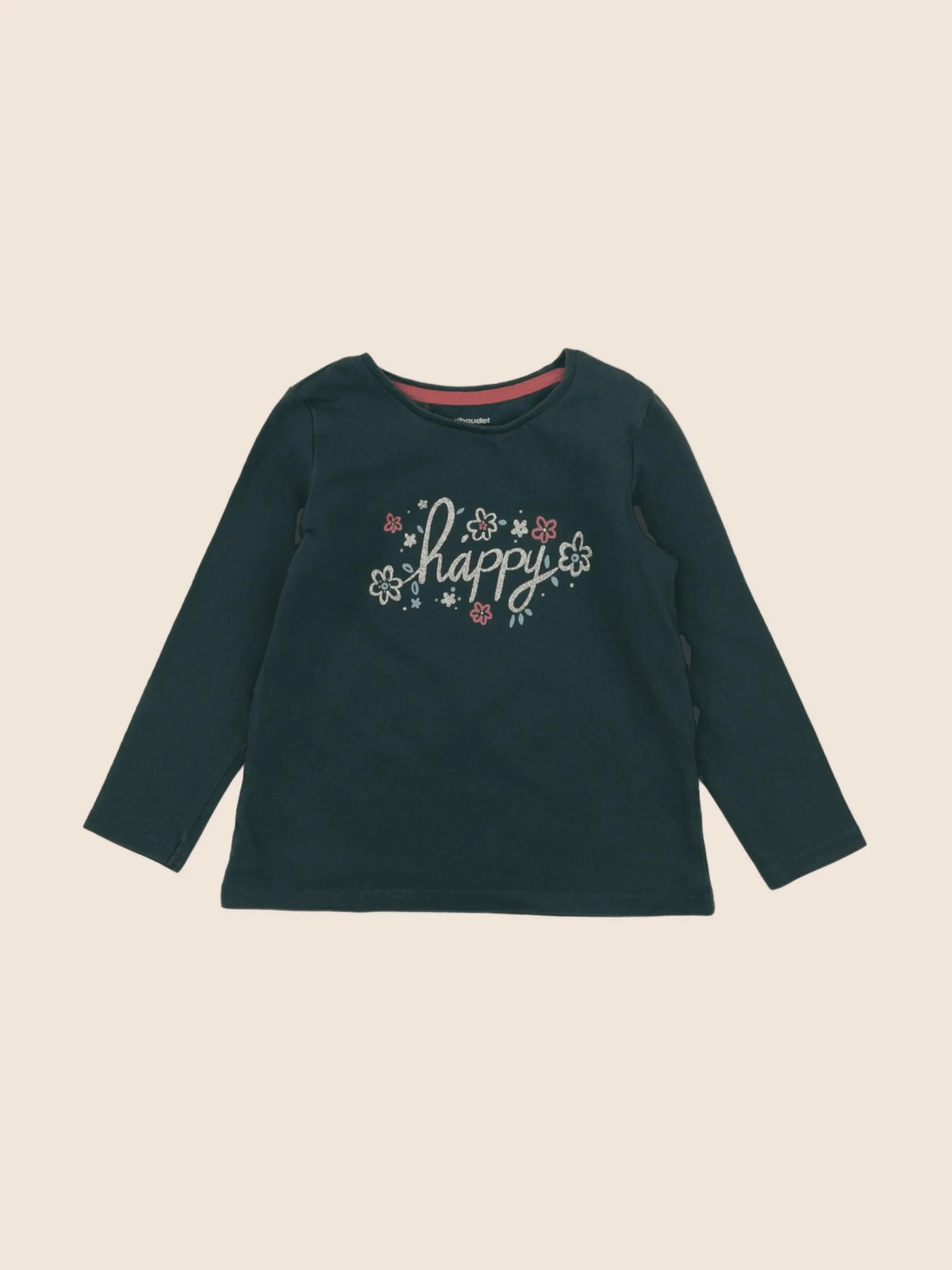 Vertbaudet - tee-shirt vert - 3 ans