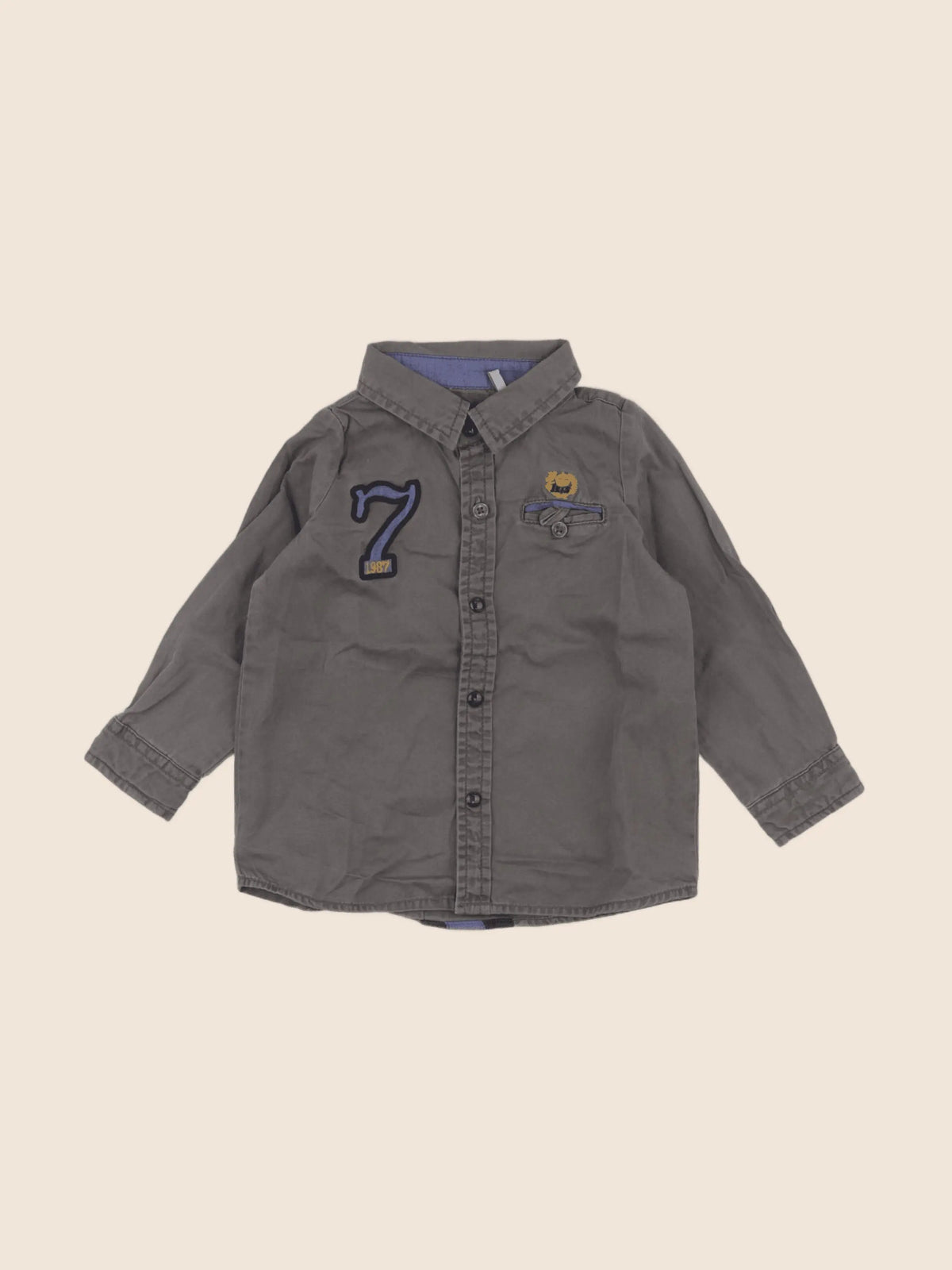 IKKS - chemise gris - 18 mois