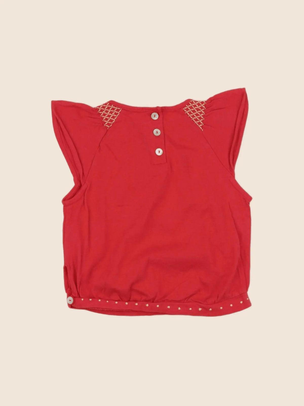 Natalys - tee-shirt rouge - 24 mois