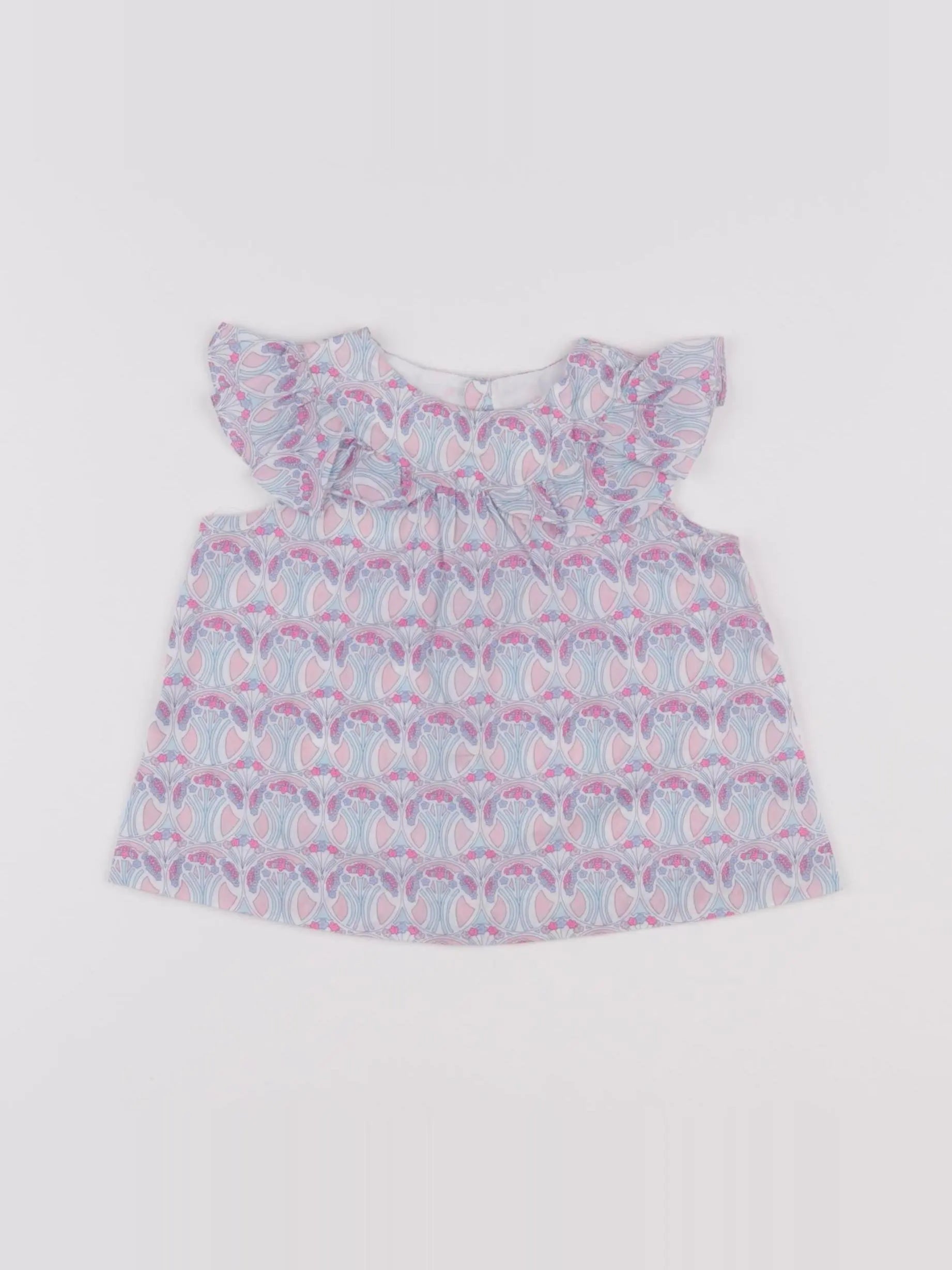 Jacadi - blouse liberty multicolore - 12 mois