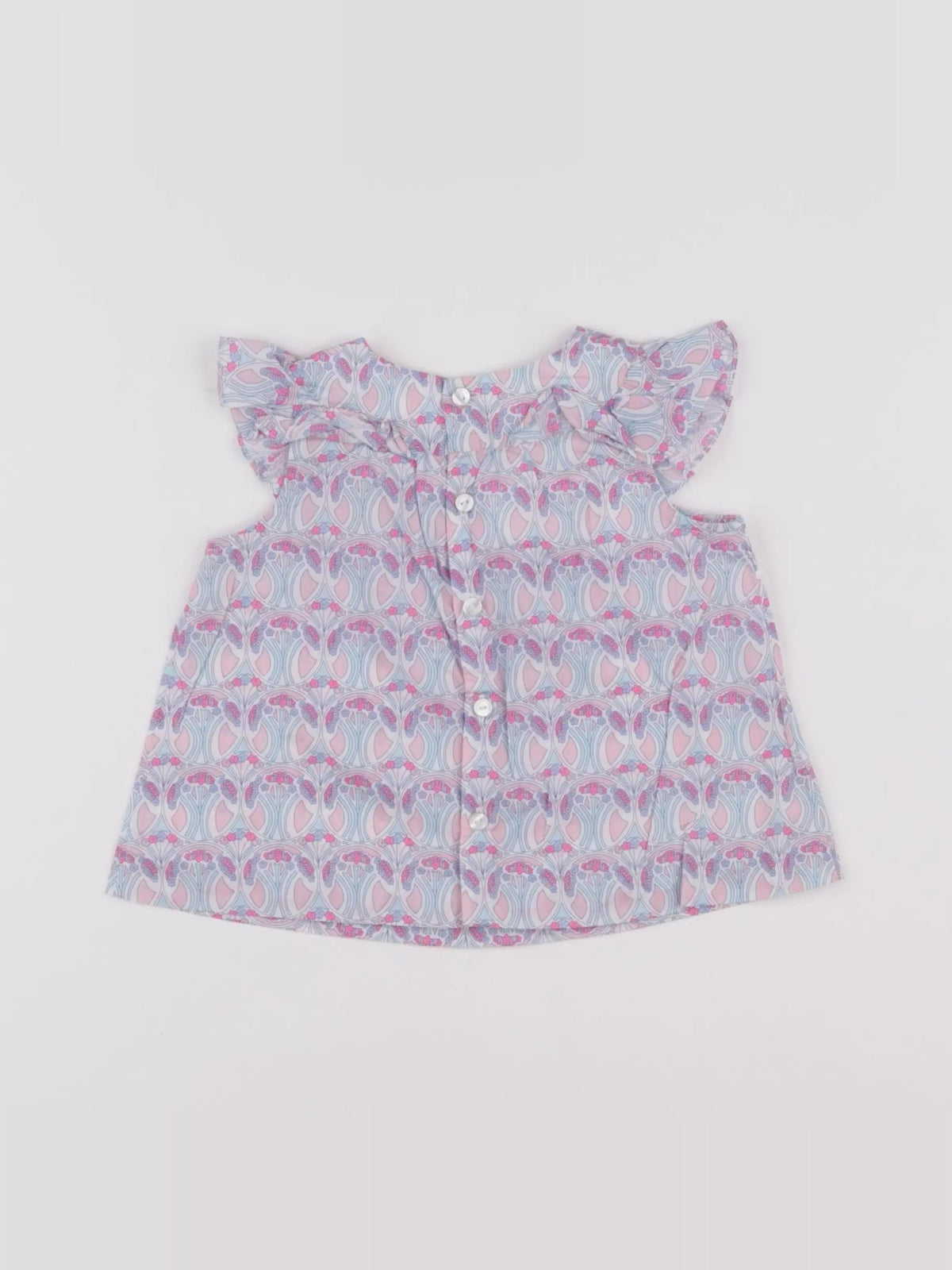 Jacadi - blouse liberty multicolore - 12 mois
