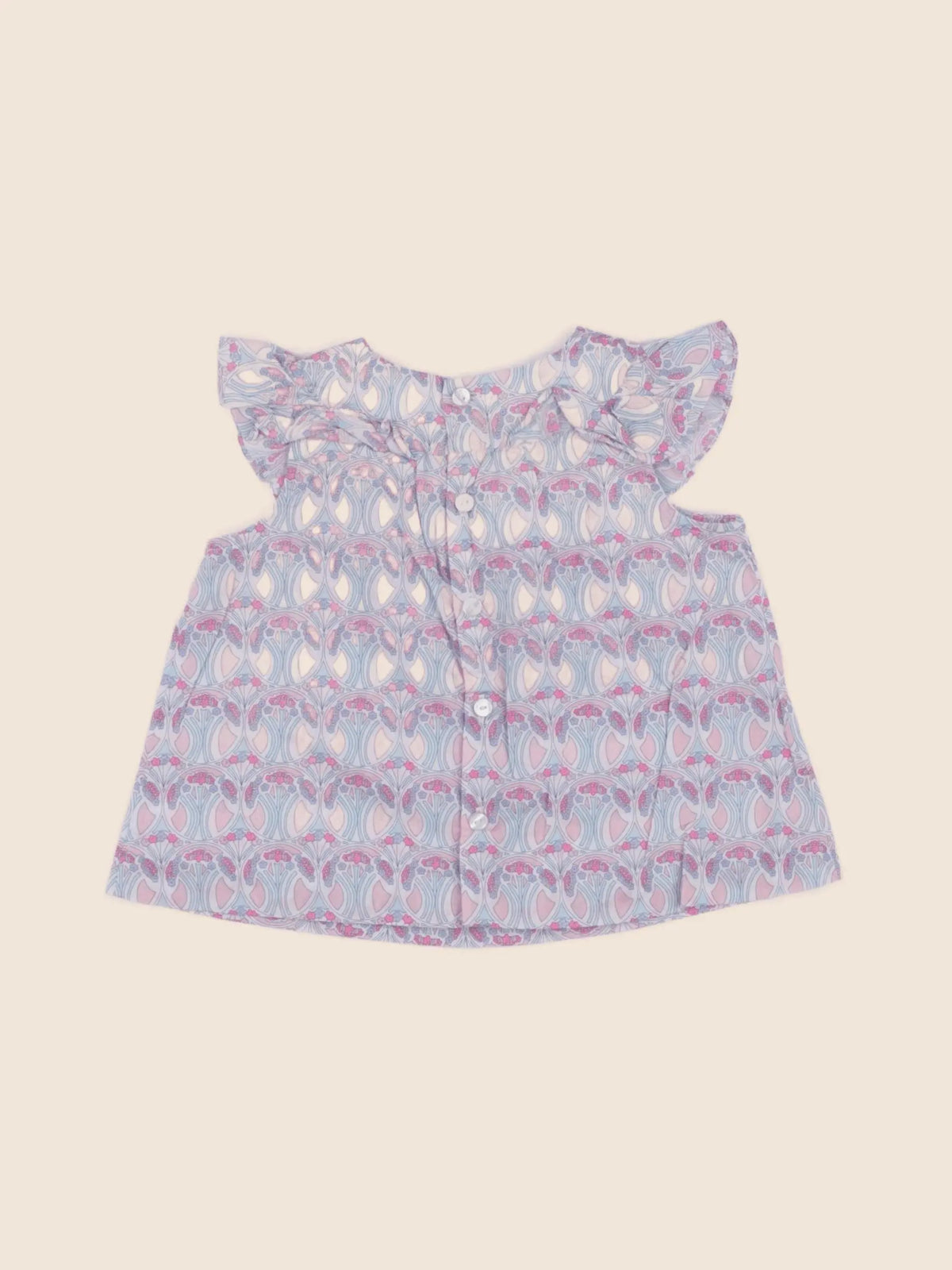 Jacadi - blouse liberty multicolore - 12 mois