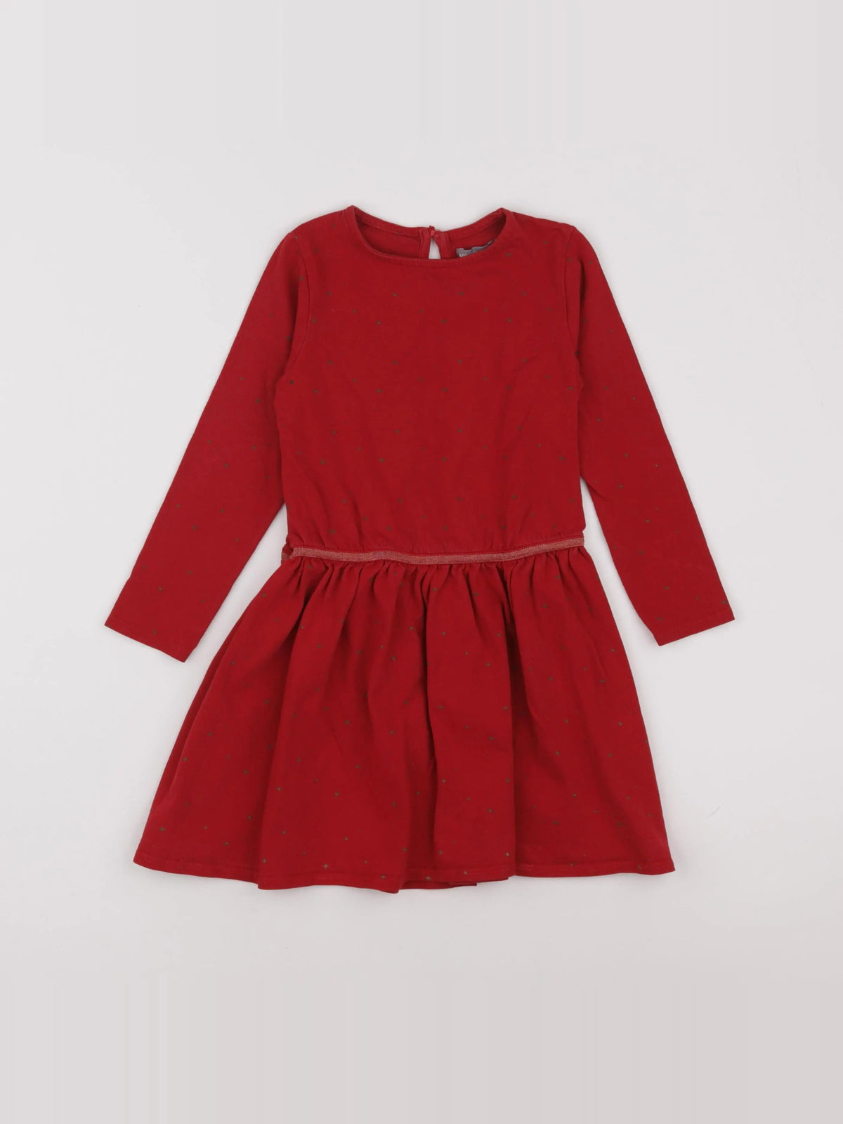 Vertbaudet - robe rouge - 8 ans