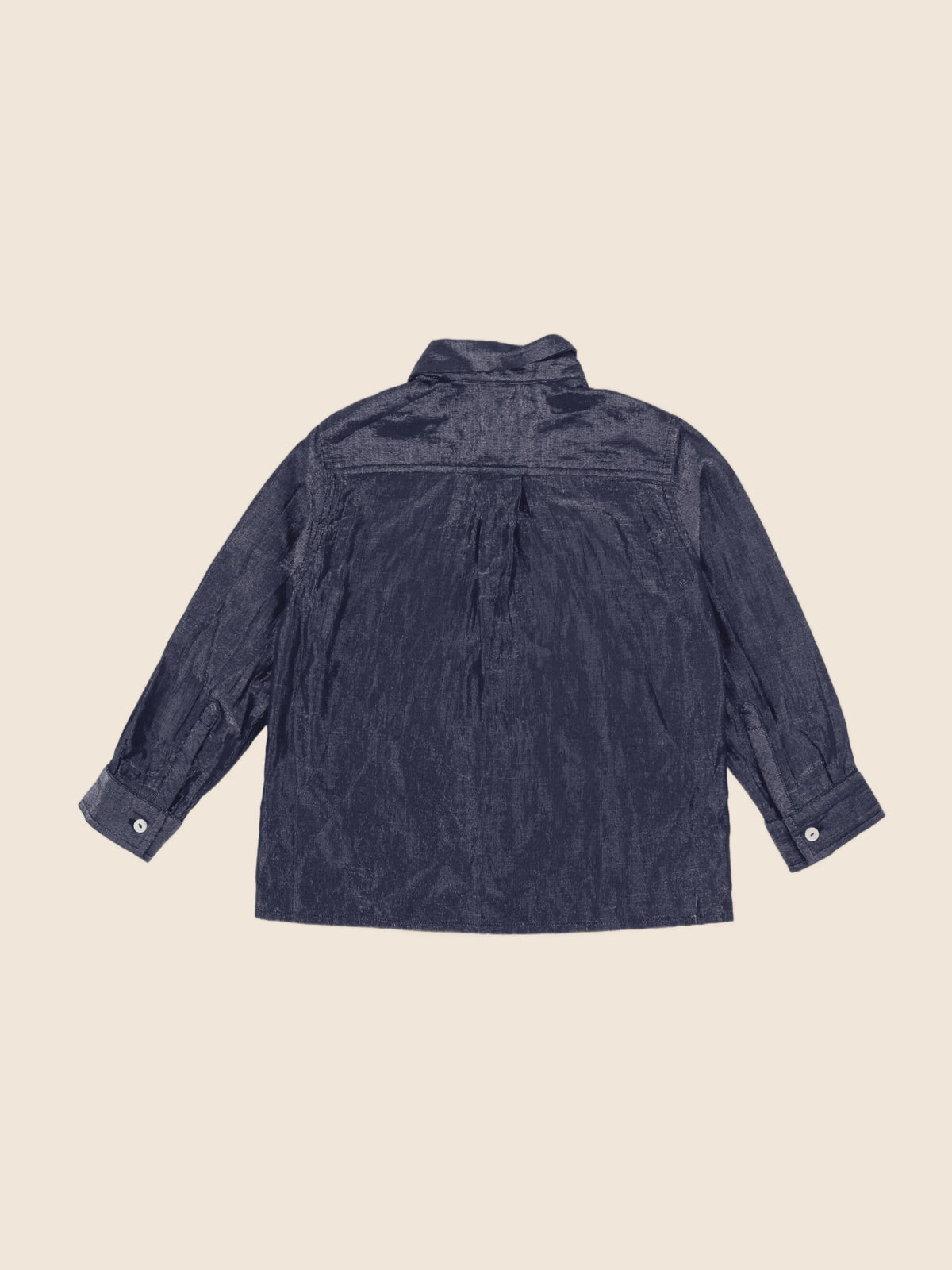 Bonton - chemise bleu, argent - 4 ans