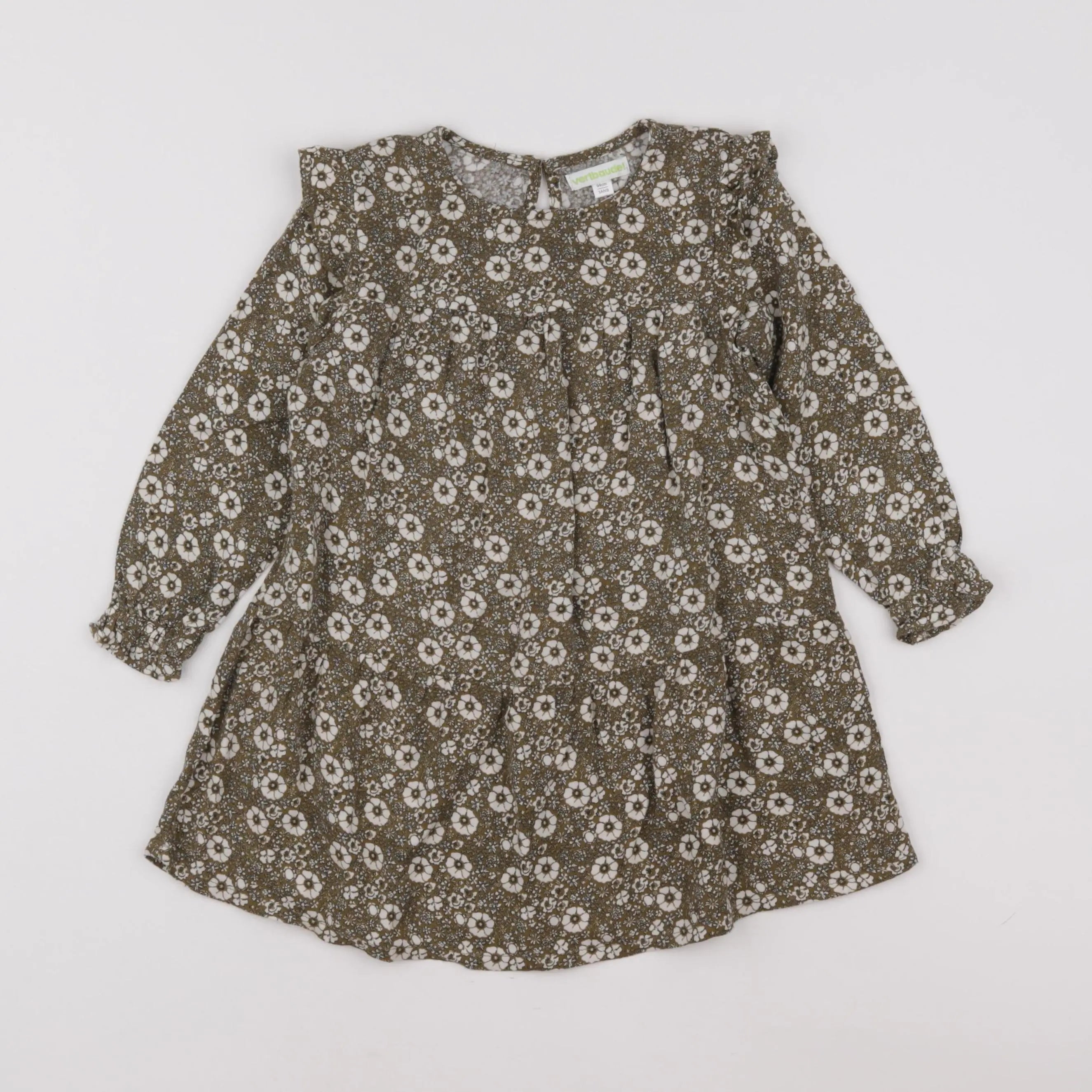 Vertbaudet - robe vert - 3 ans