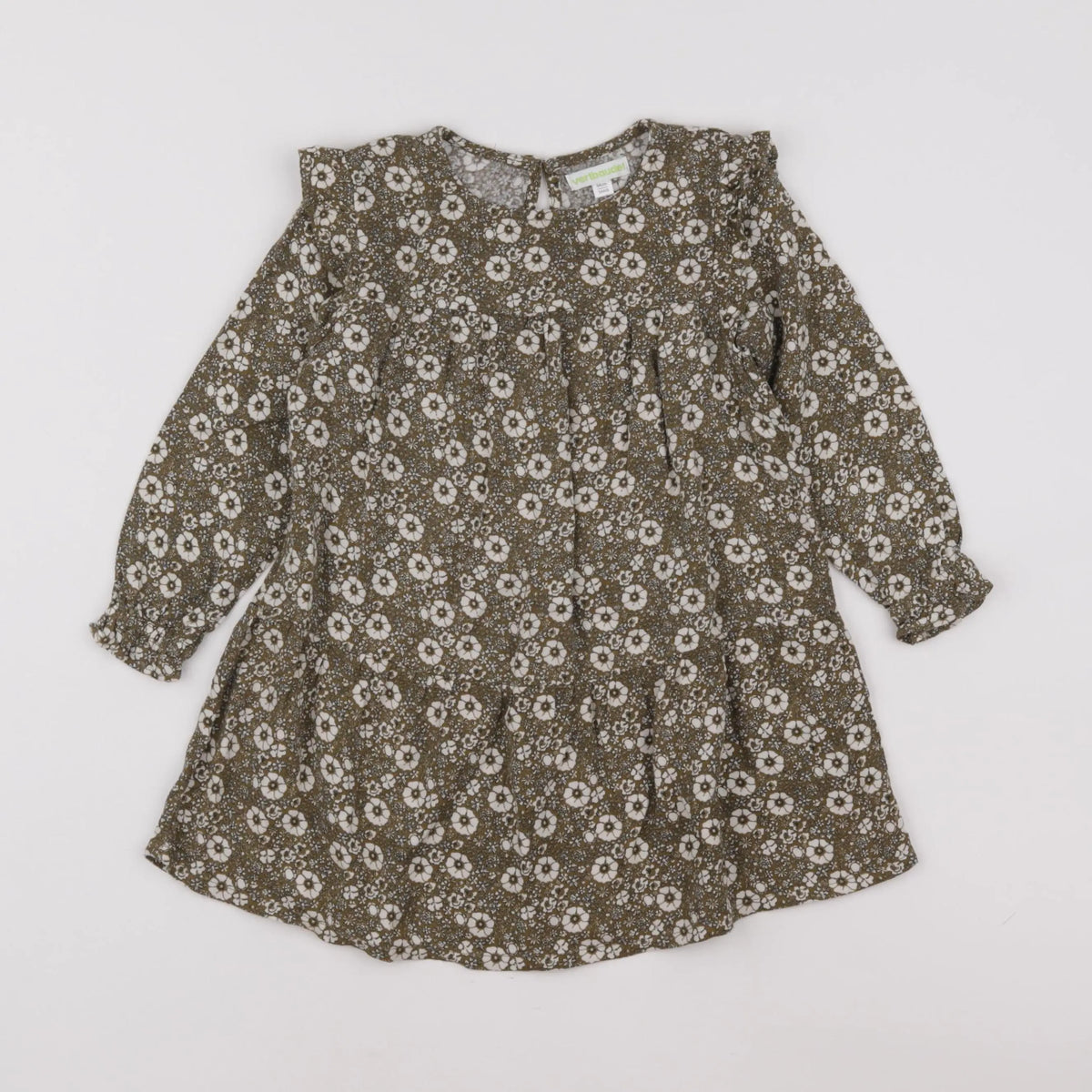 Vertbaudet - robe vert - 3 ans