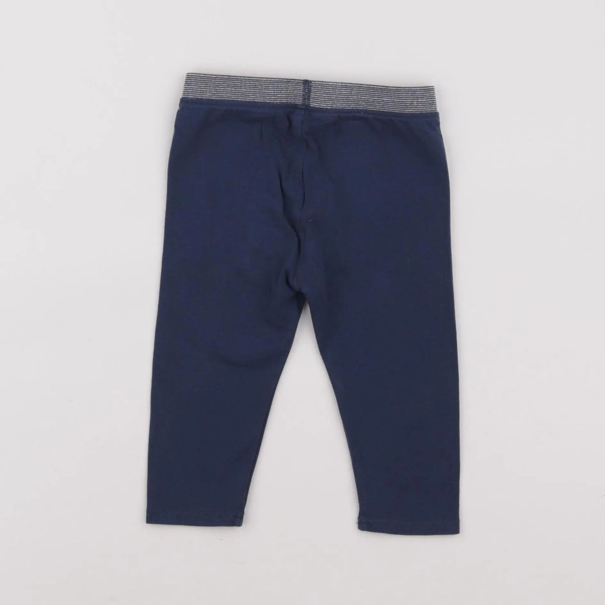 Vertbaudet - legging bleu - 12 mois
