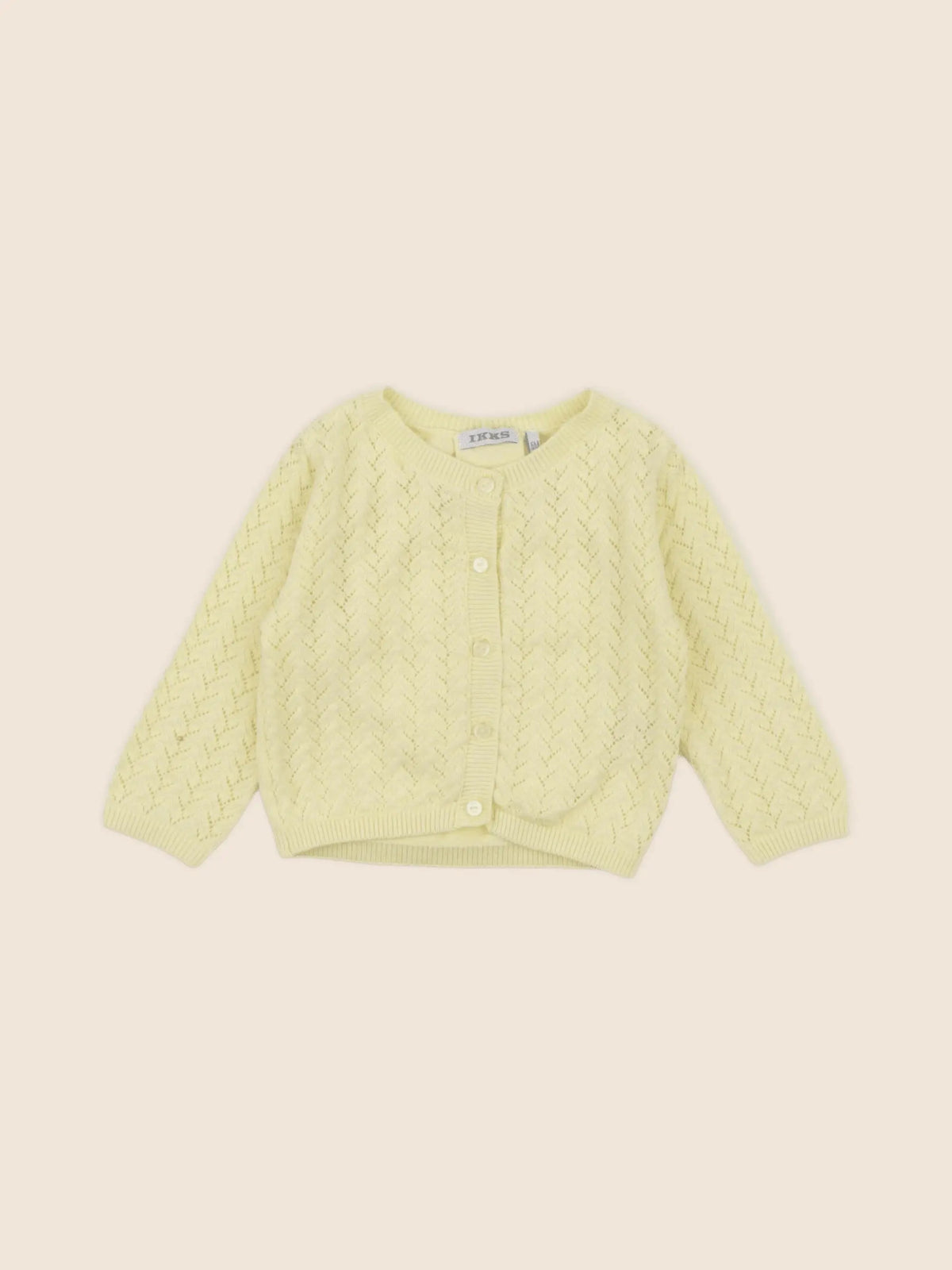 IKKS - gilet jaune - 6 mois
