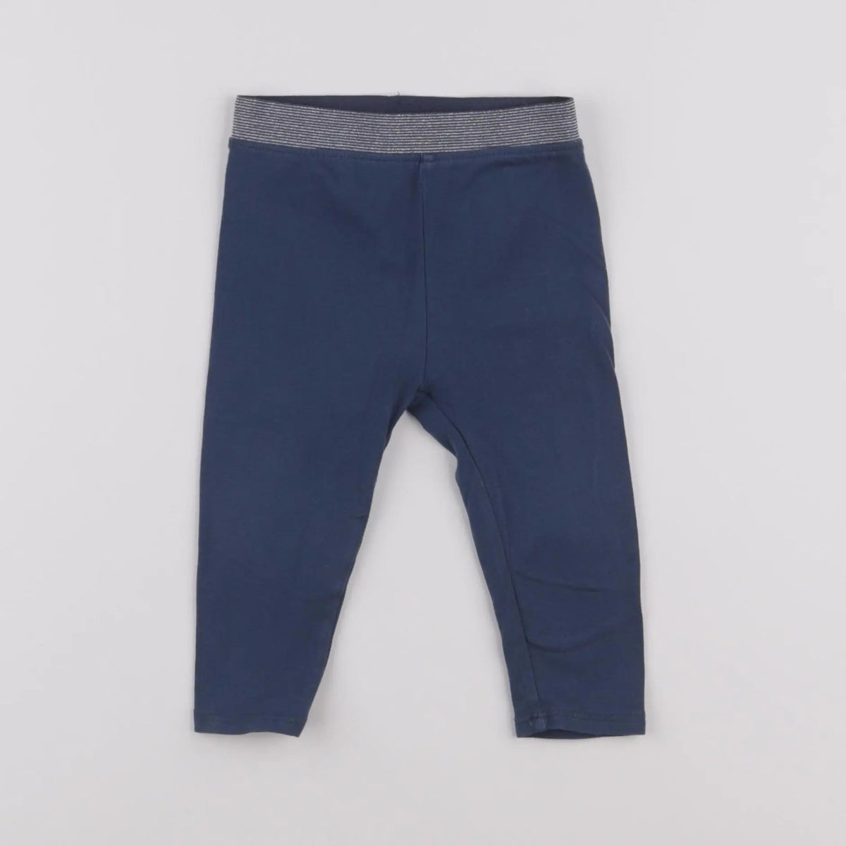 Vertbaudet - legging bleu - 12 mois