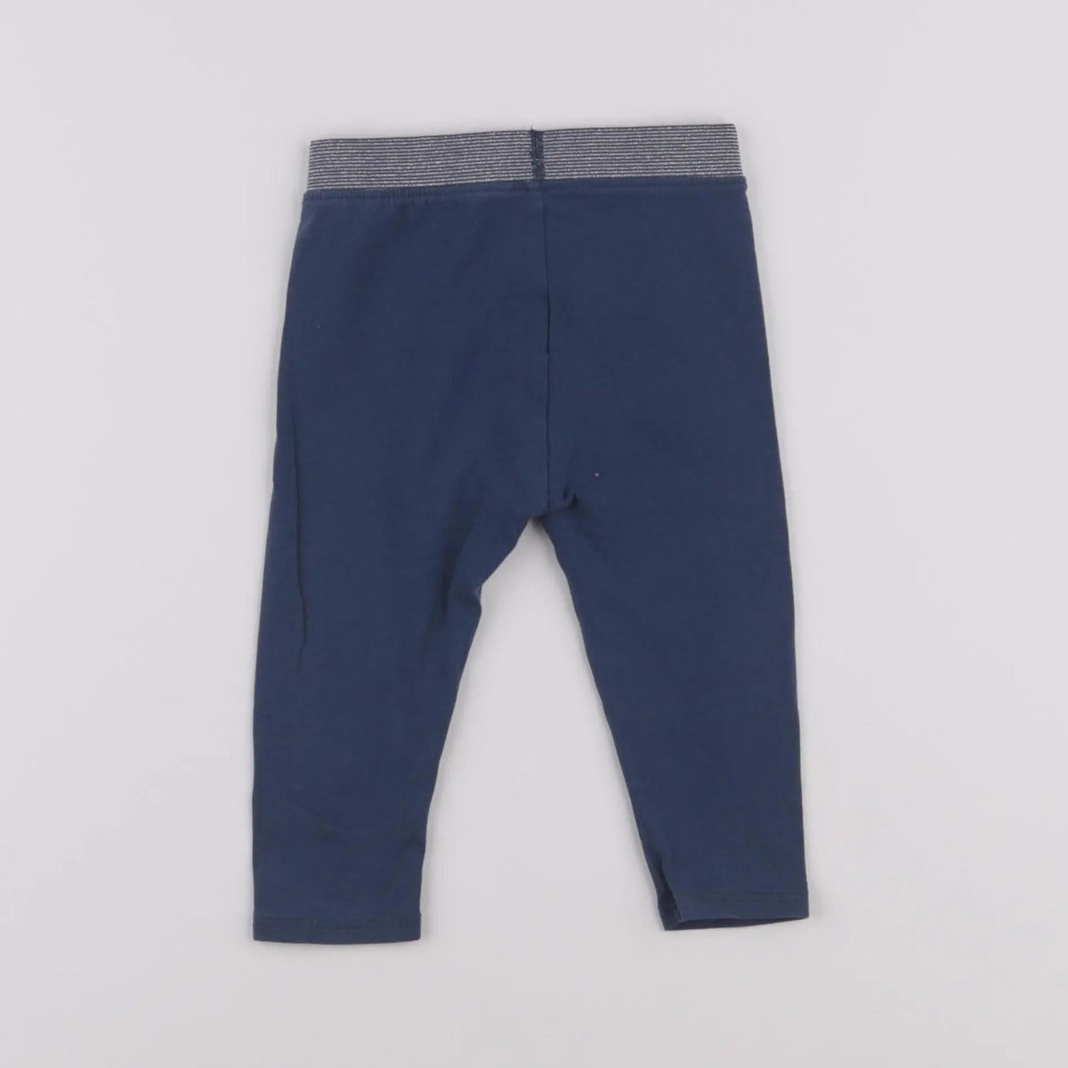 Vertbaudet - legging bleu - 12 mois