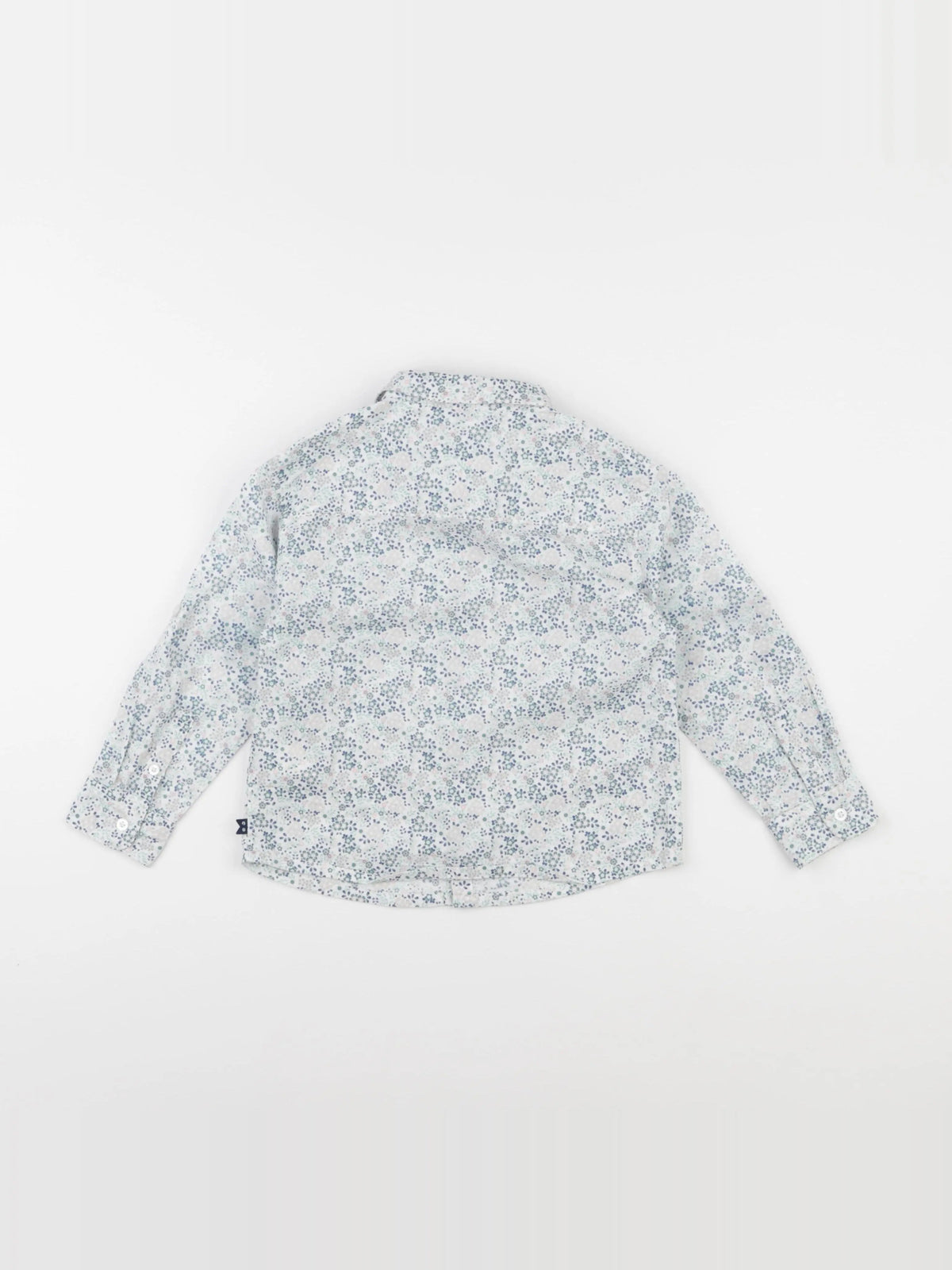 Okaidi - chemise bleu, vert - 3 ans