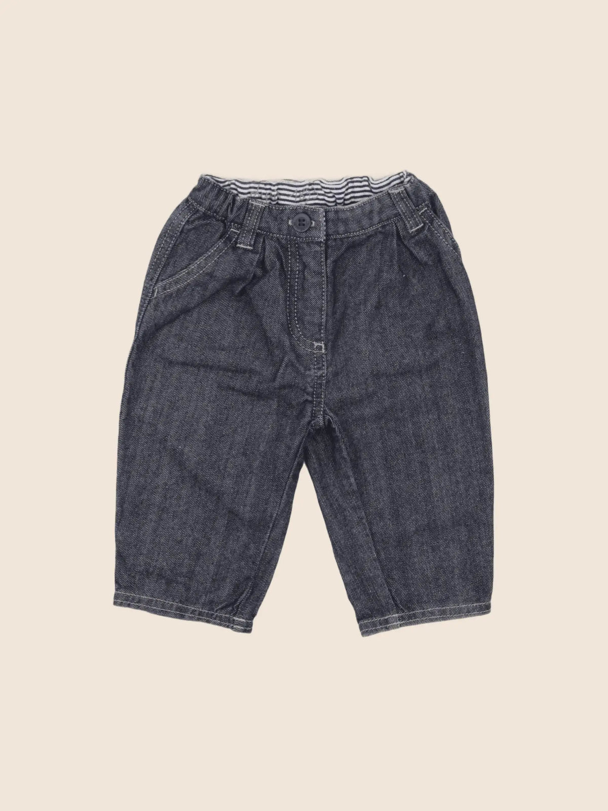 Petit Bateau - jean bleu - 6 mois