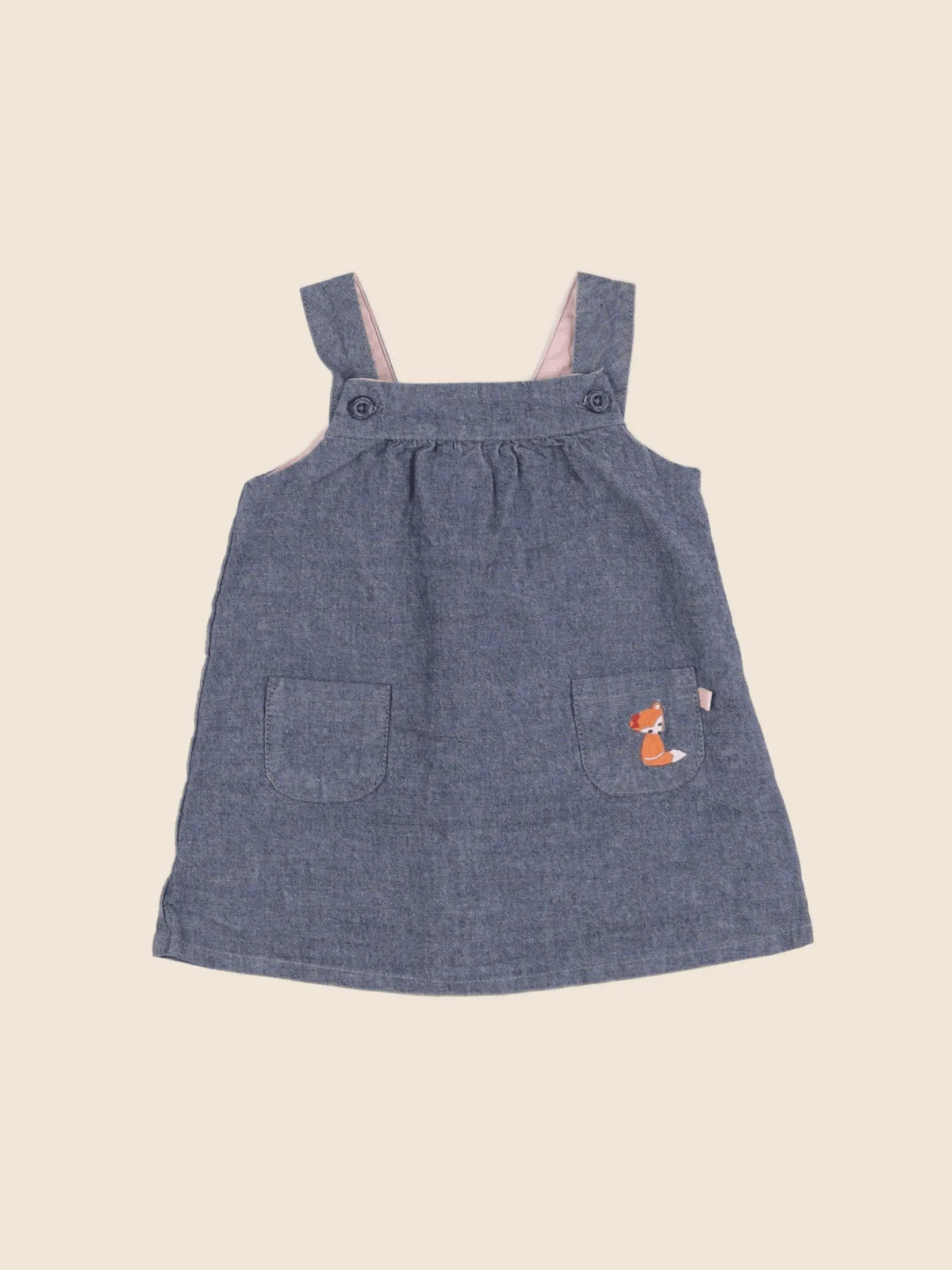 Cadet Rousselle - robe bleu - 6 mois