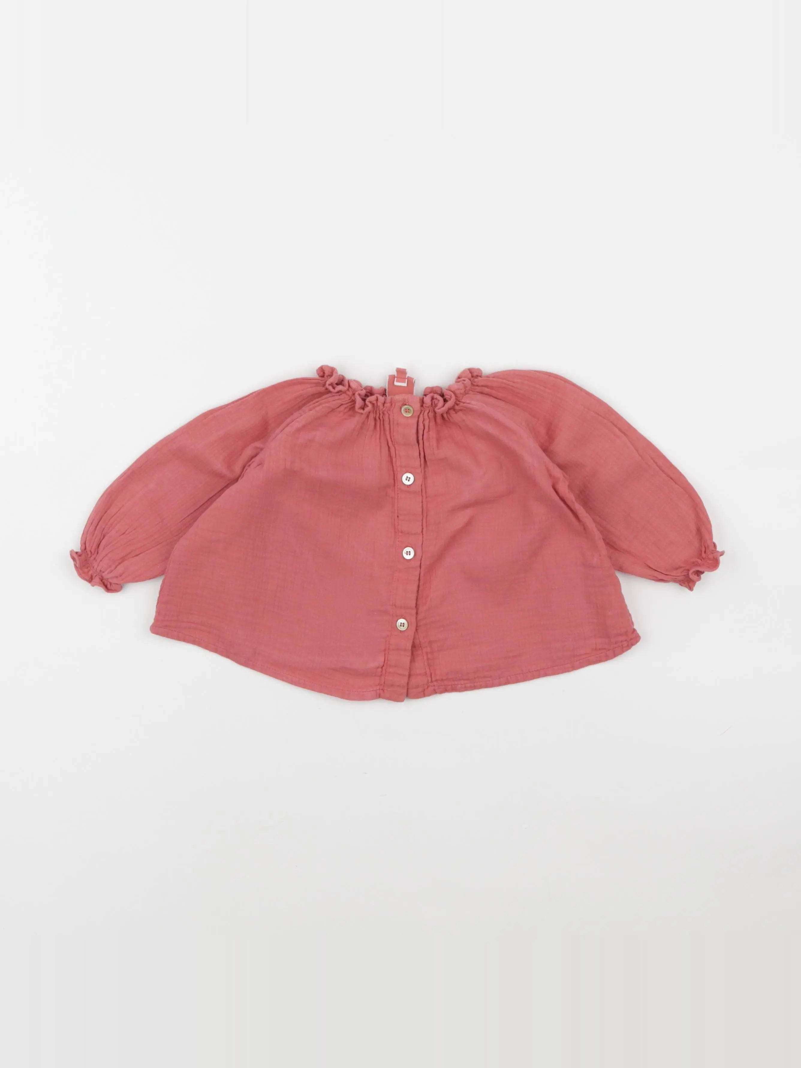 Bonton - blouse rose - 6 mois