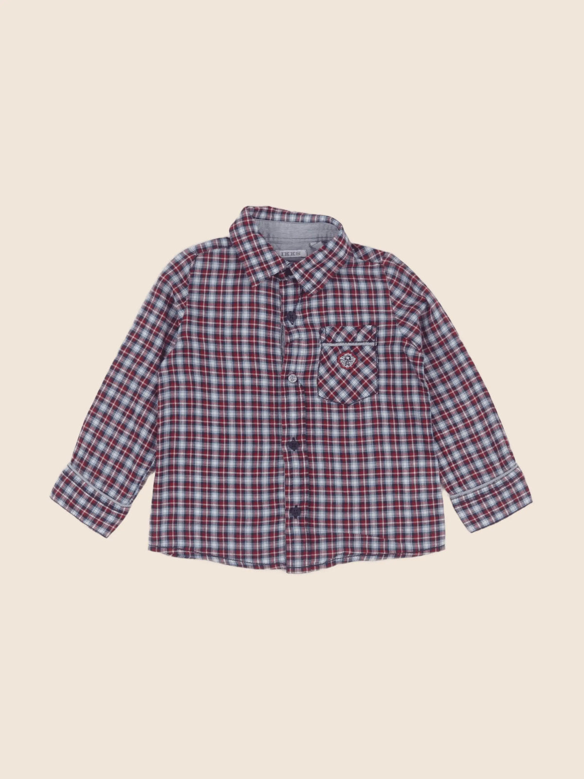 IKKS - chemise rouge - 18 mois