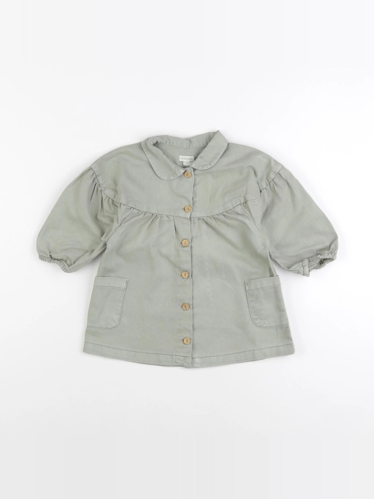 Vertbaudet - robe vert - 18 mois
