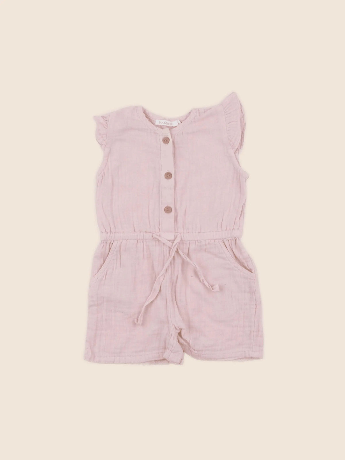Boutchou - combinaison rose - 6 mois