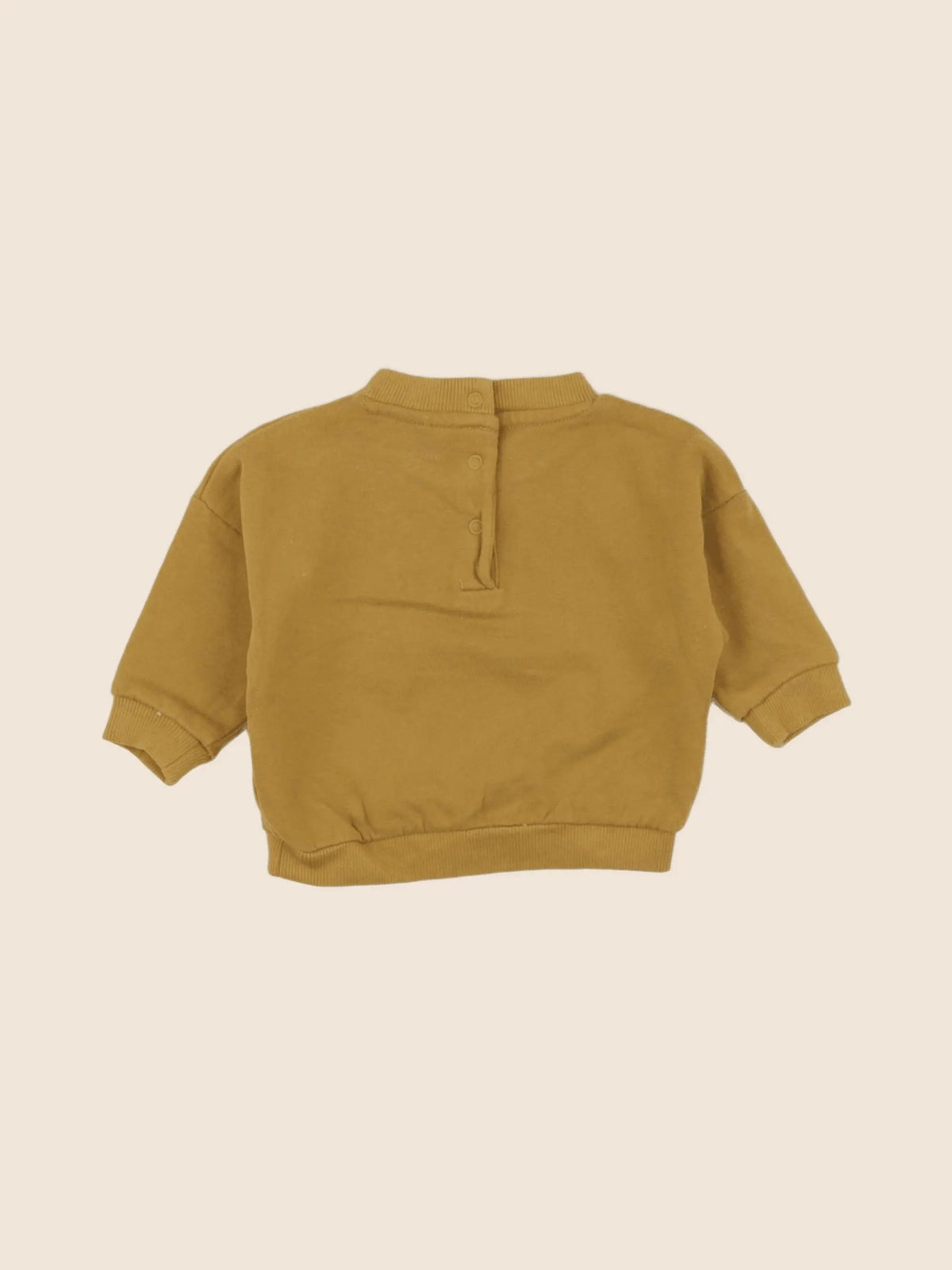 Vertbaudet - sweat marron - 3 mois
